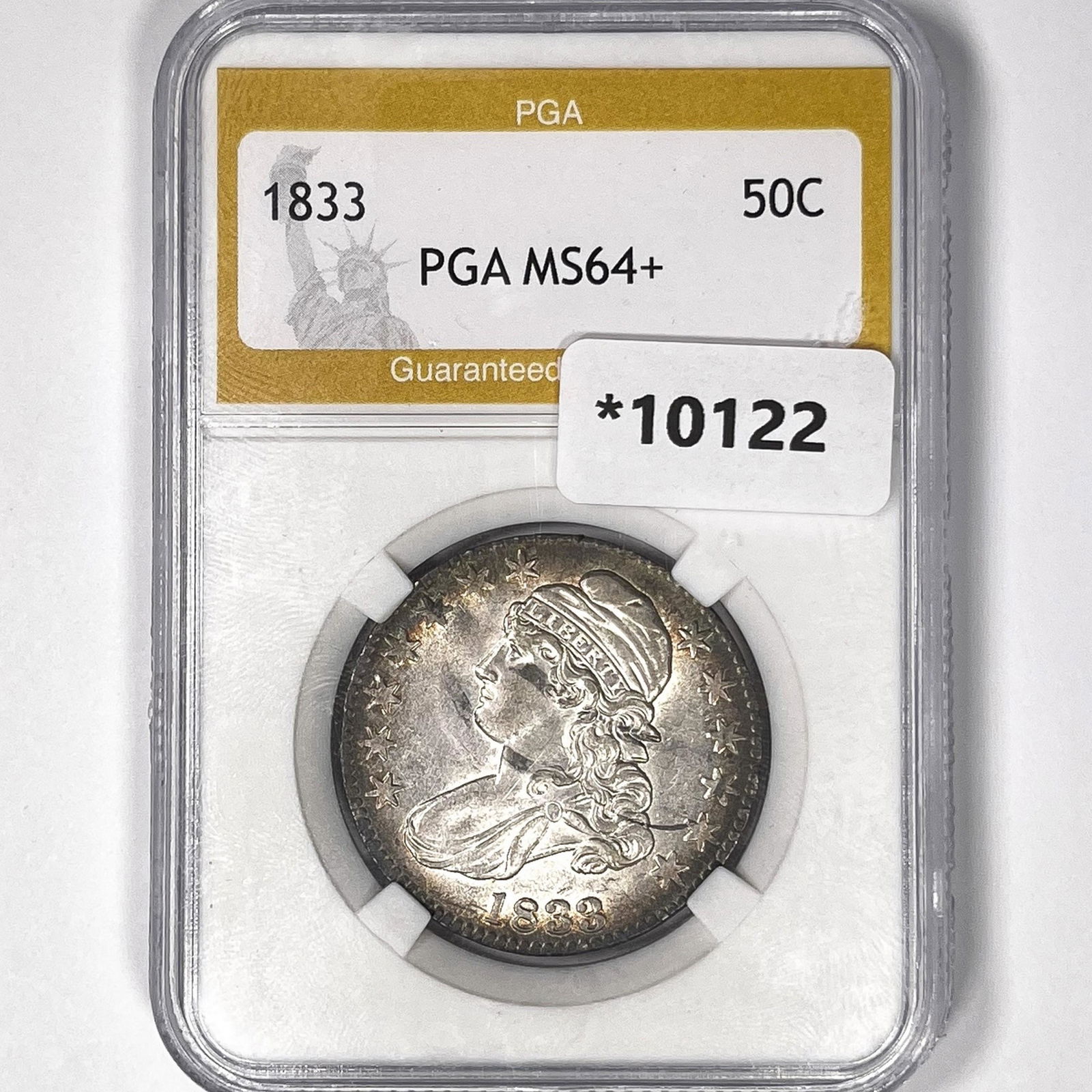1833 Capped Bust Half Dollar PGA MS64+ (1 of 2)