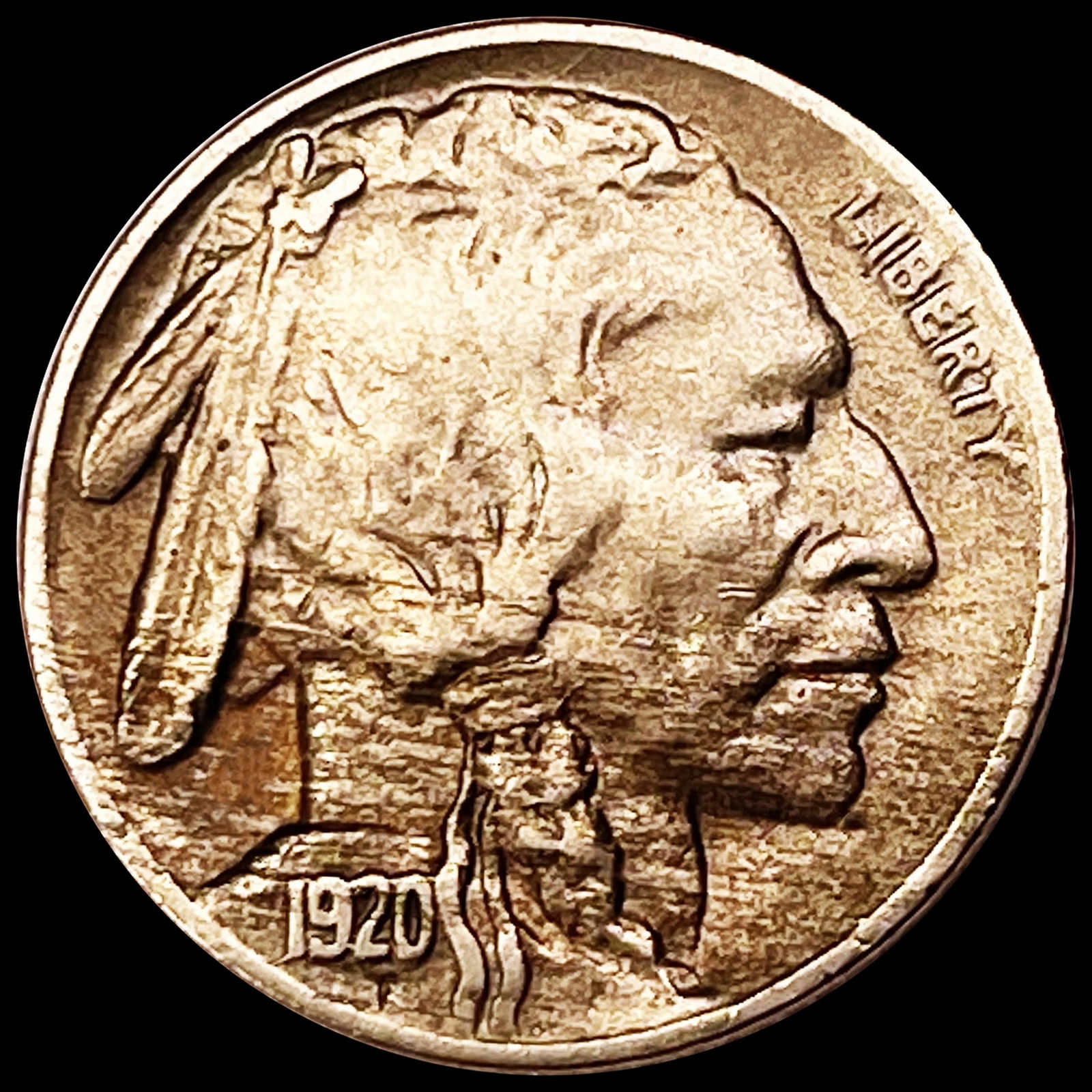 1920-D Buffalo Nickel CLOSELY UNCIRCULATED (1 of 2)