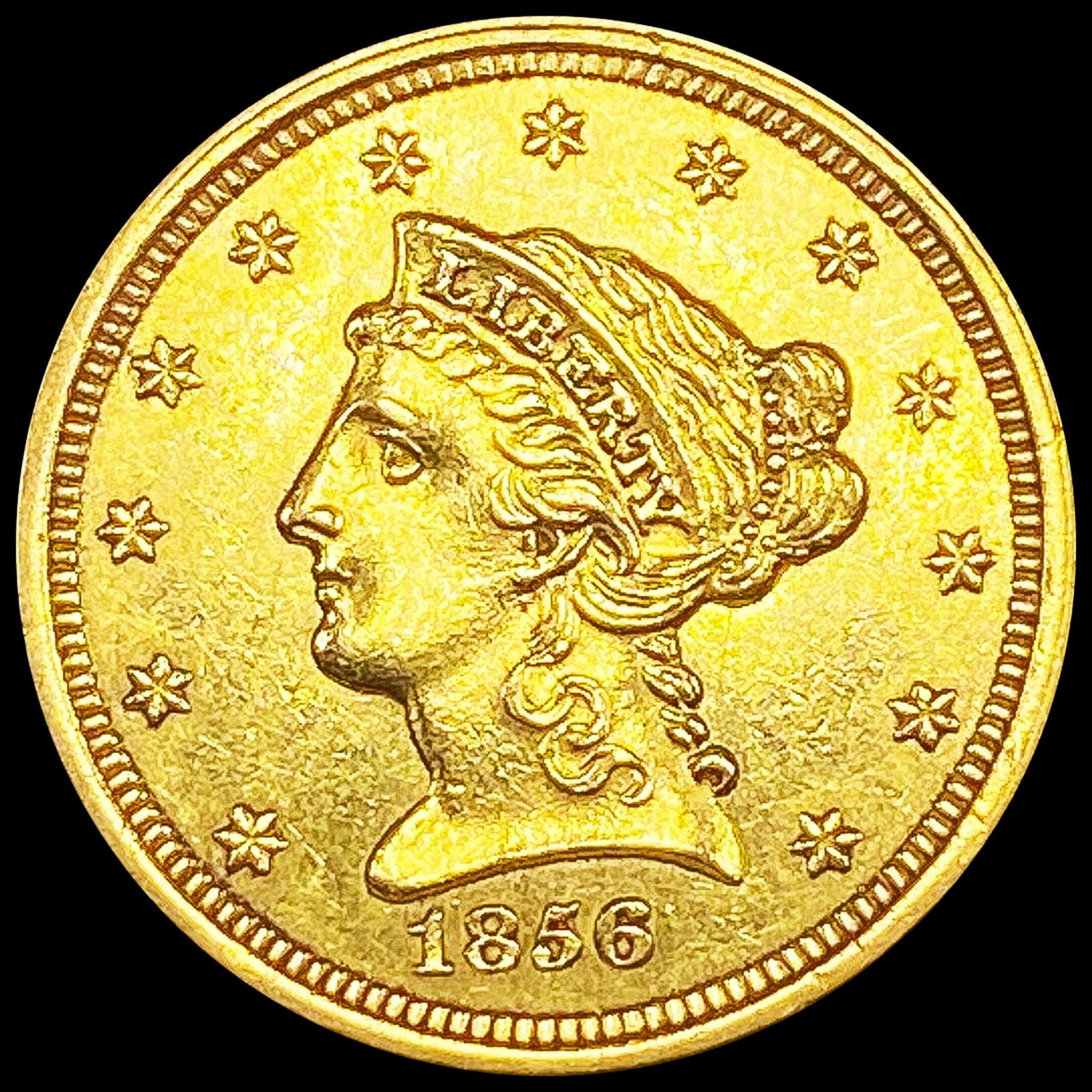 1856 $2.50 Gold Quarter Eagle UNCIRCULATED (1 of 2)