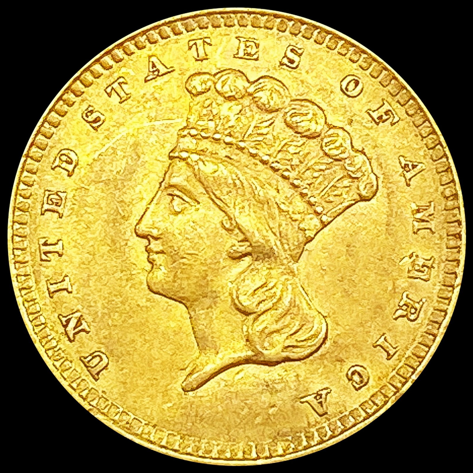 1857 Rare Gold Dollar UNCIRCULATED (1 of 2)