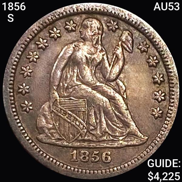 1856-S Seated Liberty Dime HIGH GRADE (1 of 2)
