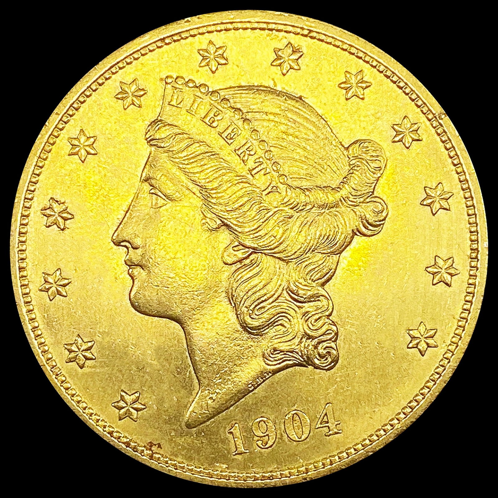 1904 $20 Gold Double Eagle UNCIRCULATED (1 of 2)