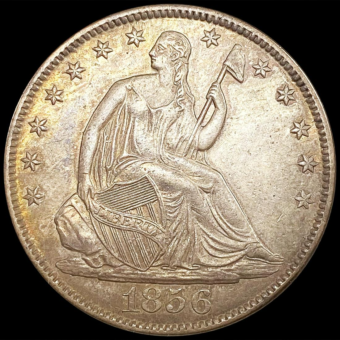 1856-O Seated Liberty Half Dollar CLOSELY UNC (1 of 2)