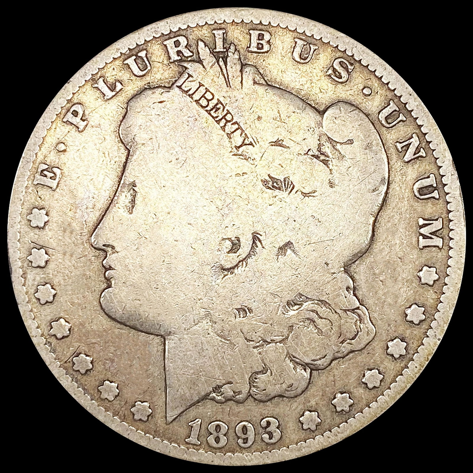 1893-O Morgan Silver Dollar NICELY CIRCULATED (1 of 2)