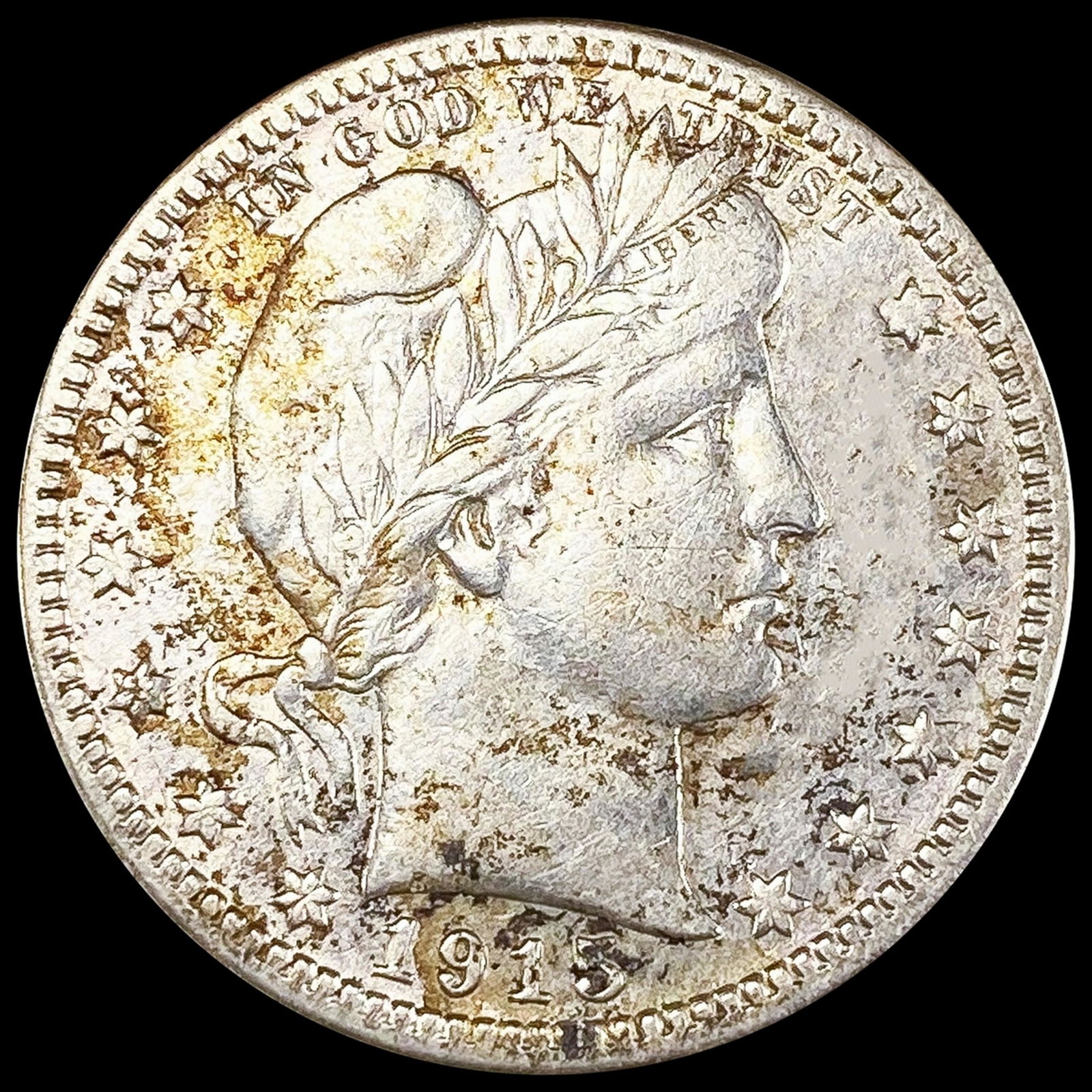 1915-S Barber Quarter CLOSELY UNCIRCULATED (1 of 2)