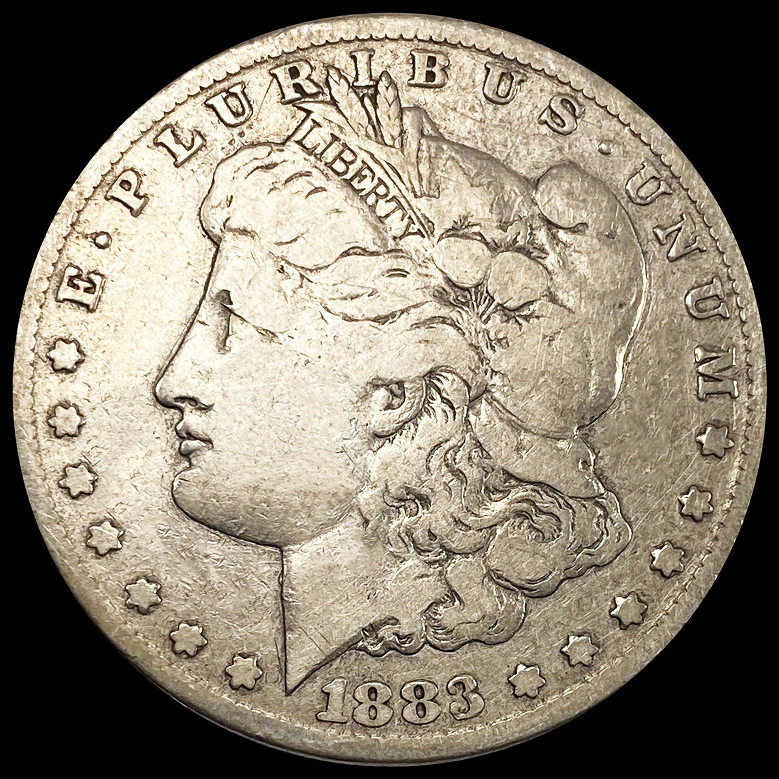 1883-CC Morgan Silver Dollar NICELY CIRCULATED (1 of 2)