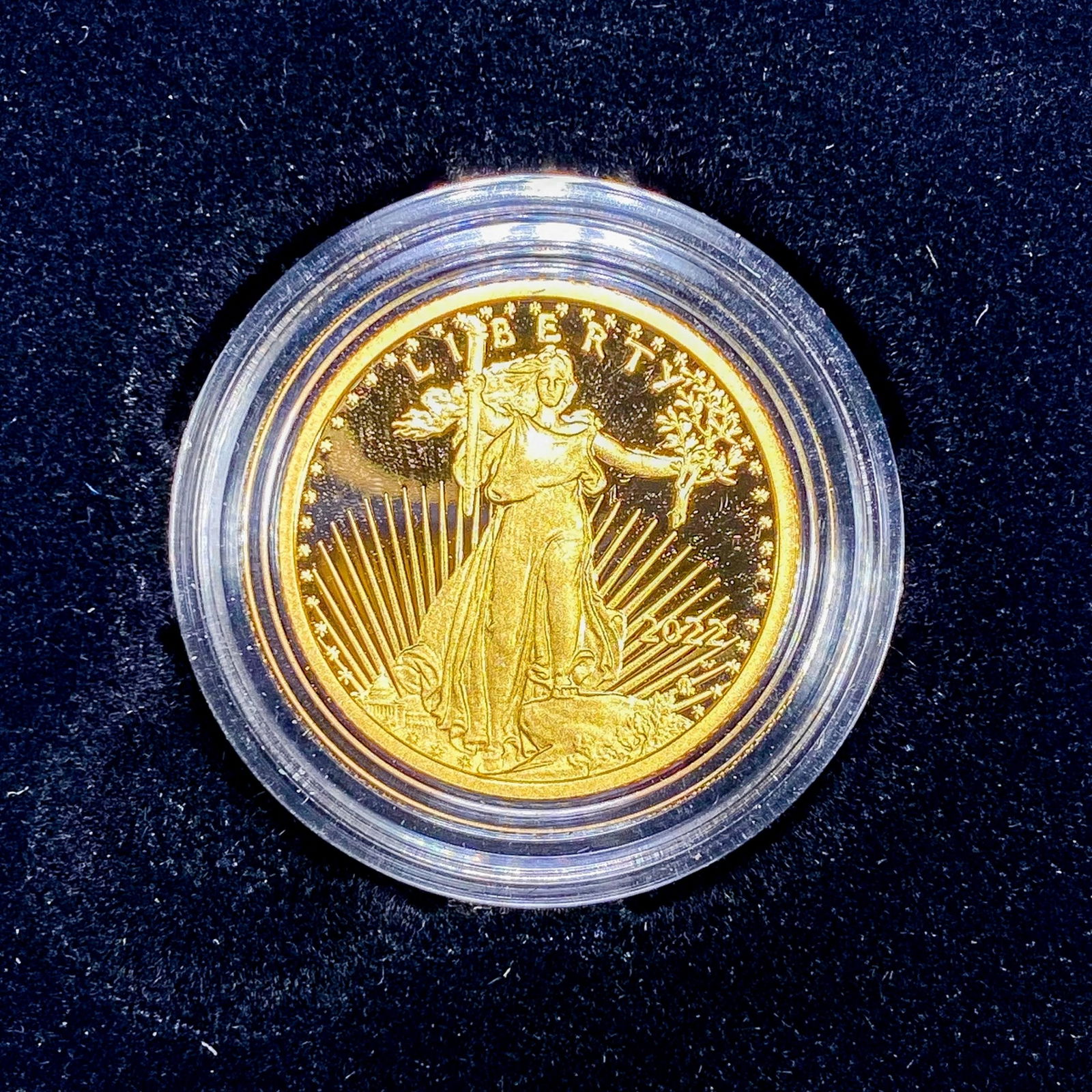 2022 1/4oz Gold $10 American Eagle Proof w/ Cert. (1 of 3)