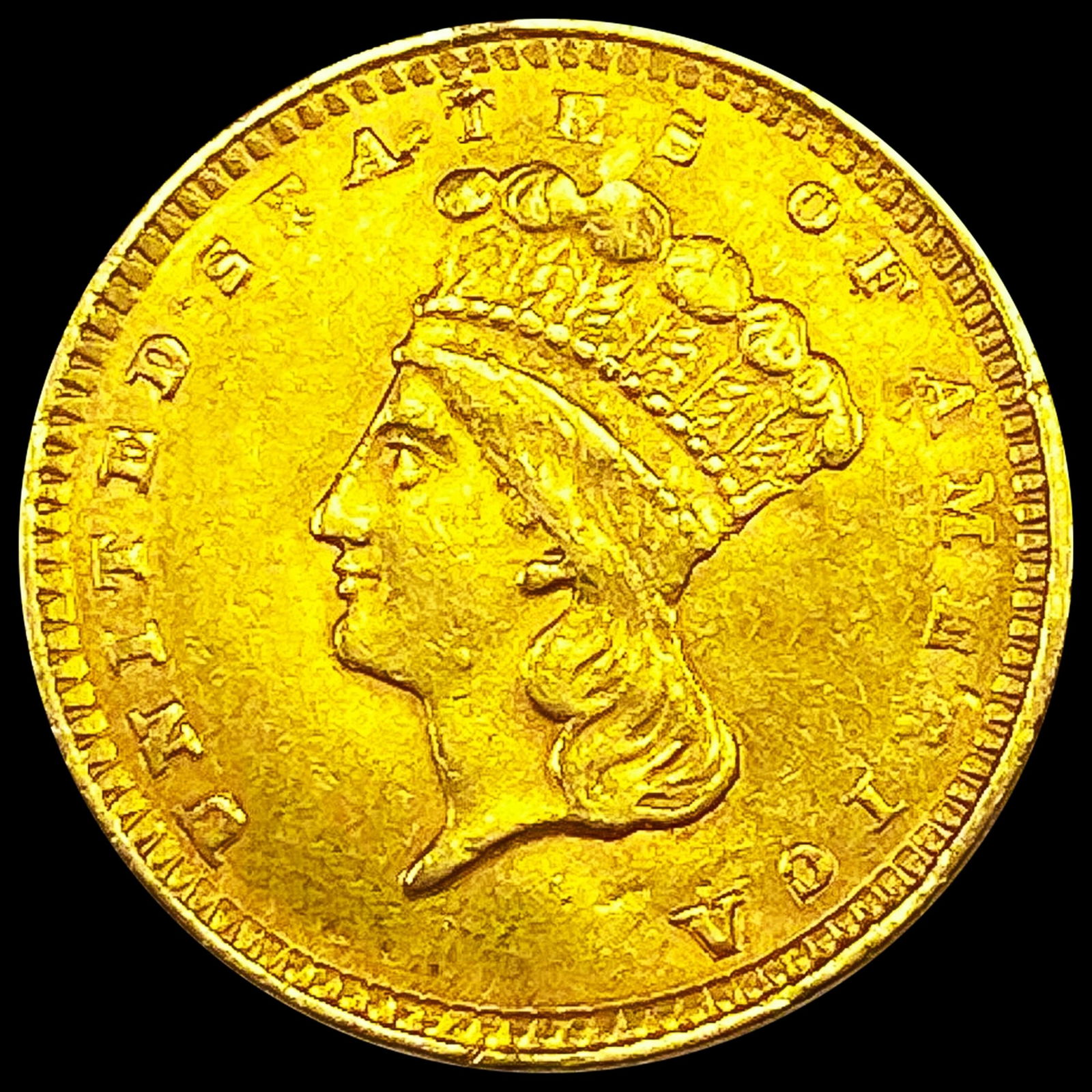 1857 Rare Gold Dollar UNCIRCULATED (1 of 2)