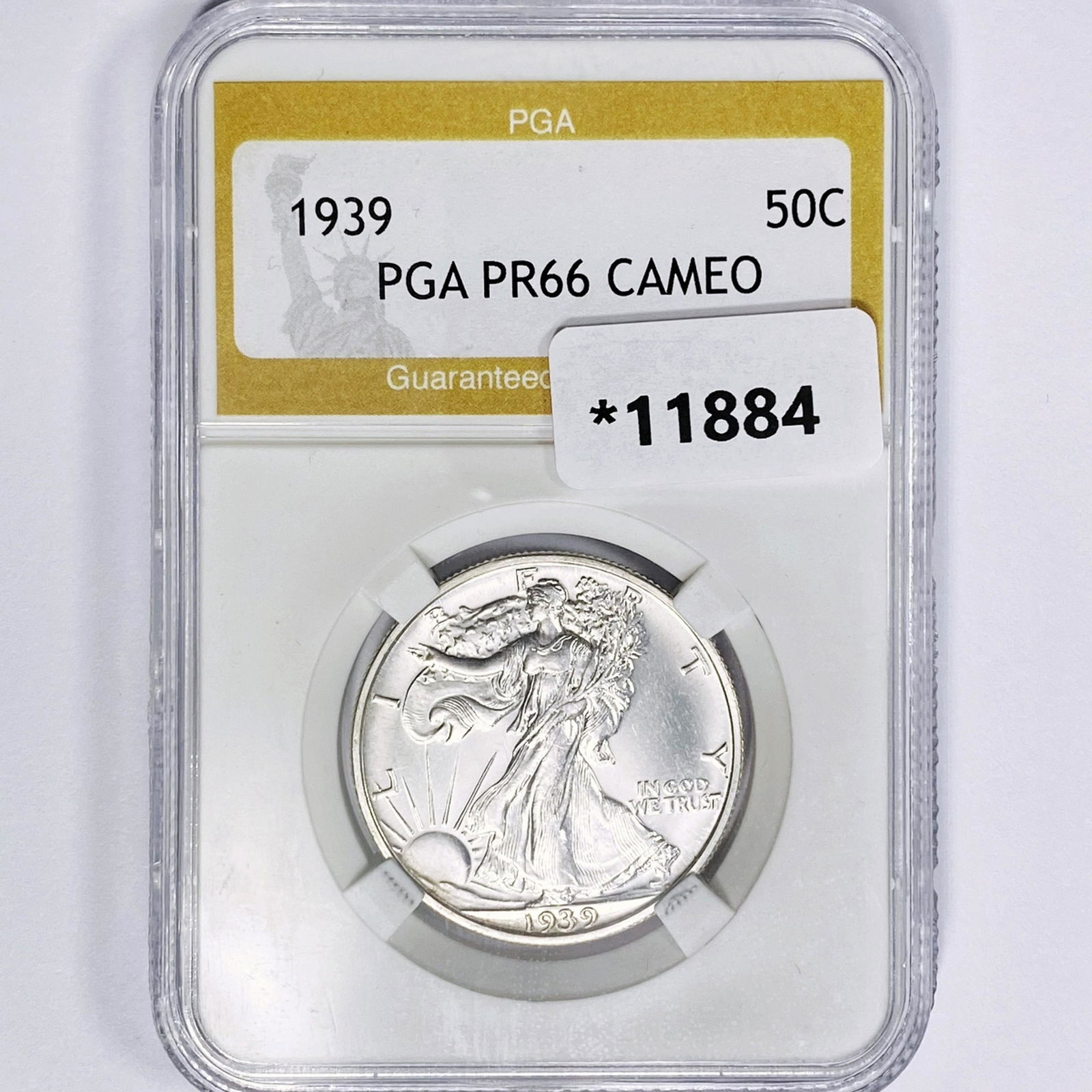 1939 Walking Liberty Half Dollar PGA PR66 CAMEO (1 of 2)