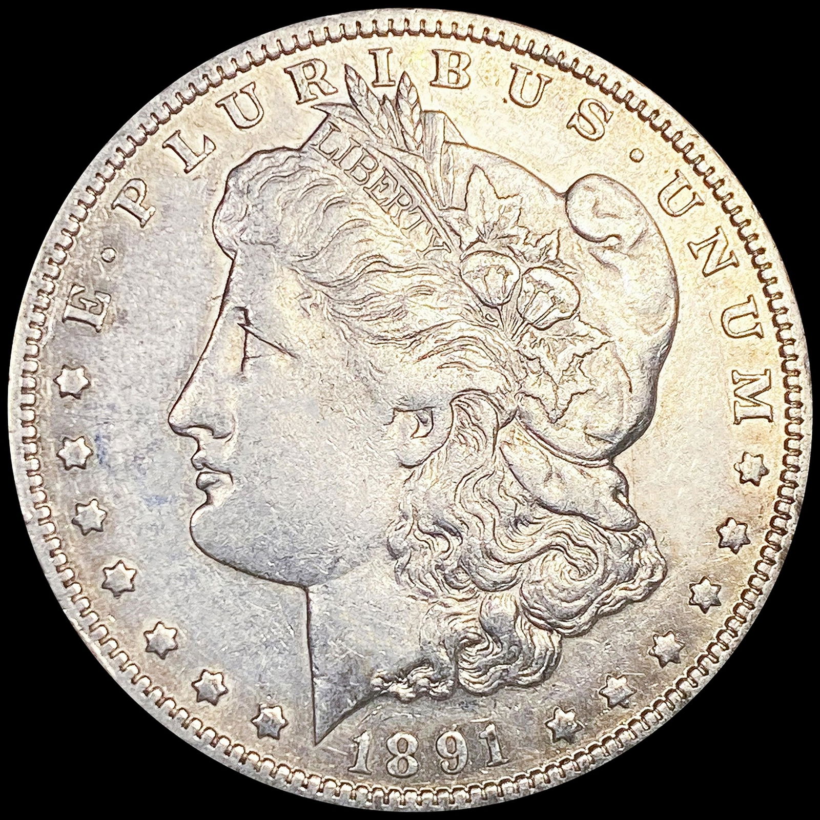 1891-O Morgan Silver Dollar NEARLY UNCIRCULATED (1 of 2)