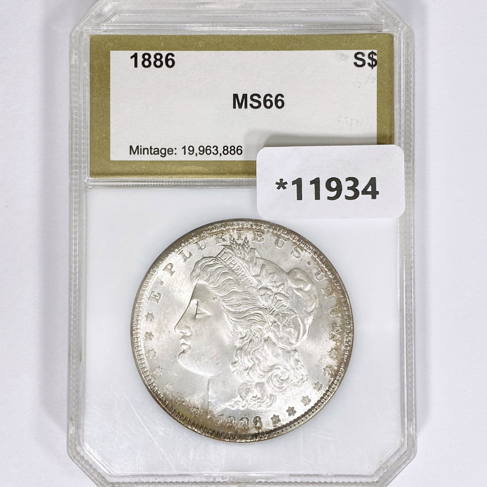 1886 Morgan Silver Dollar PCI MS66 (1 of 2)