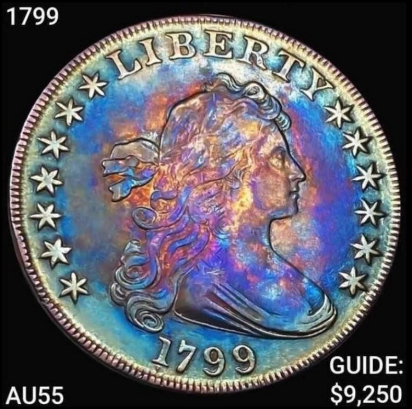 1799 Draped Bust Dollar CHOICE AU (1 of 2)