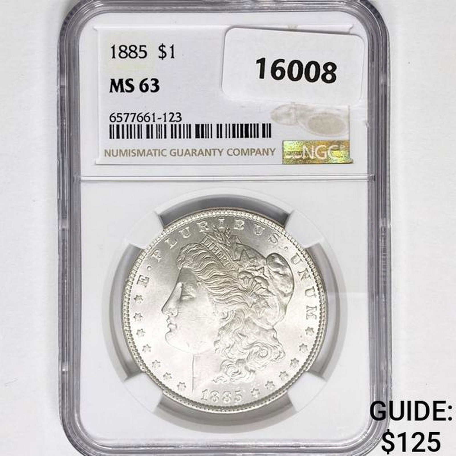 1885 Morgan Silver Dollar NGC MS63 (1 of 2)