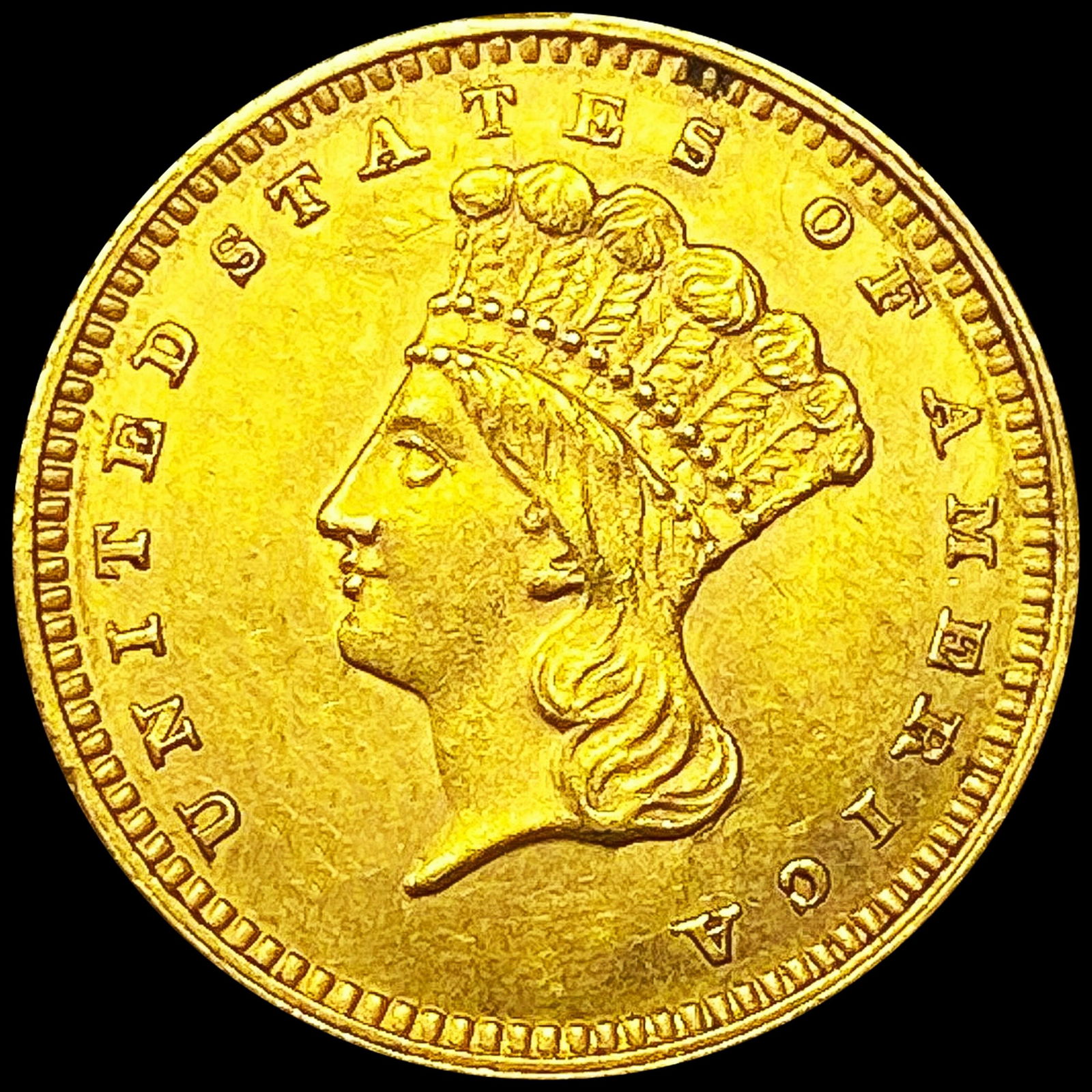 1862 Rare Gold Dollar UNCIRCULATED (1 of 2)