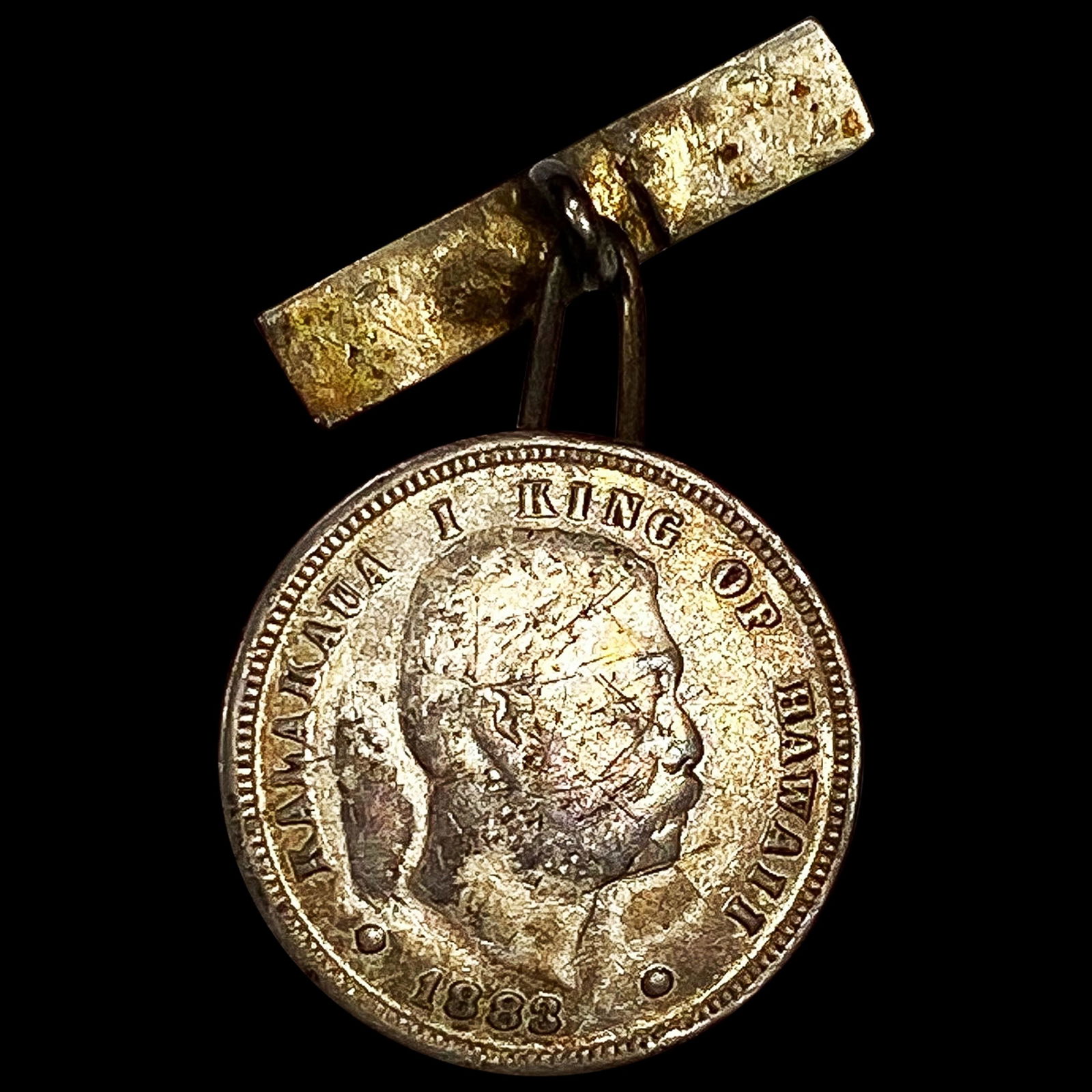 1883 Kingdom of Hawaii Dime NICELY CIRCULATED (1 of 2)