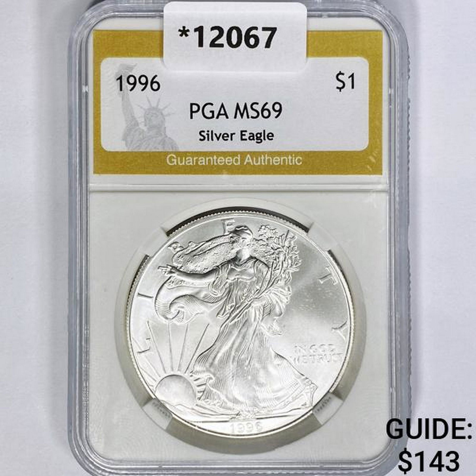 1996 American Silver Eagle PGA MS69 (1 of 2)