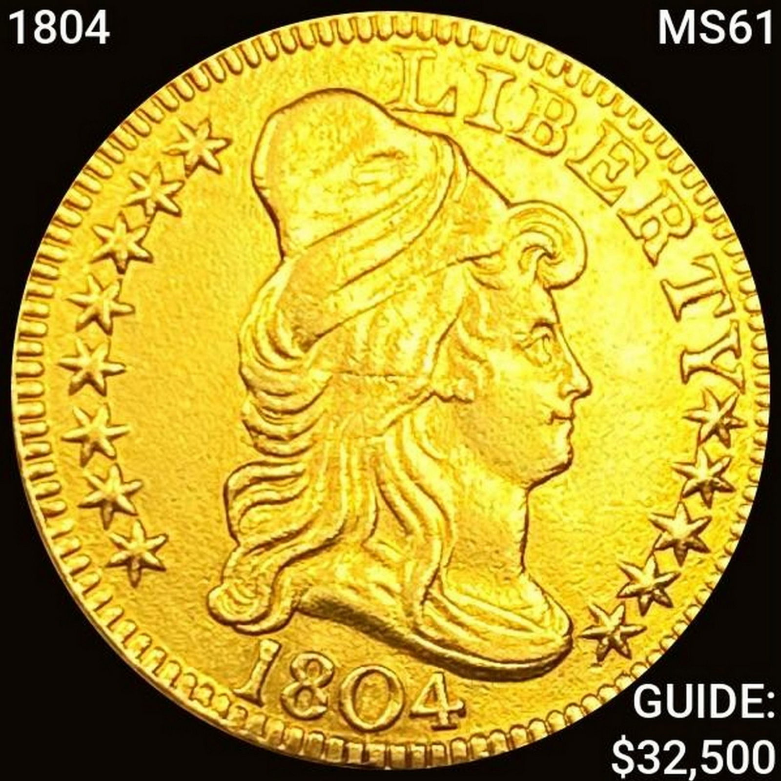 1804 $5 Gold Half Eagle UNCIRCULATED (1 of 2)