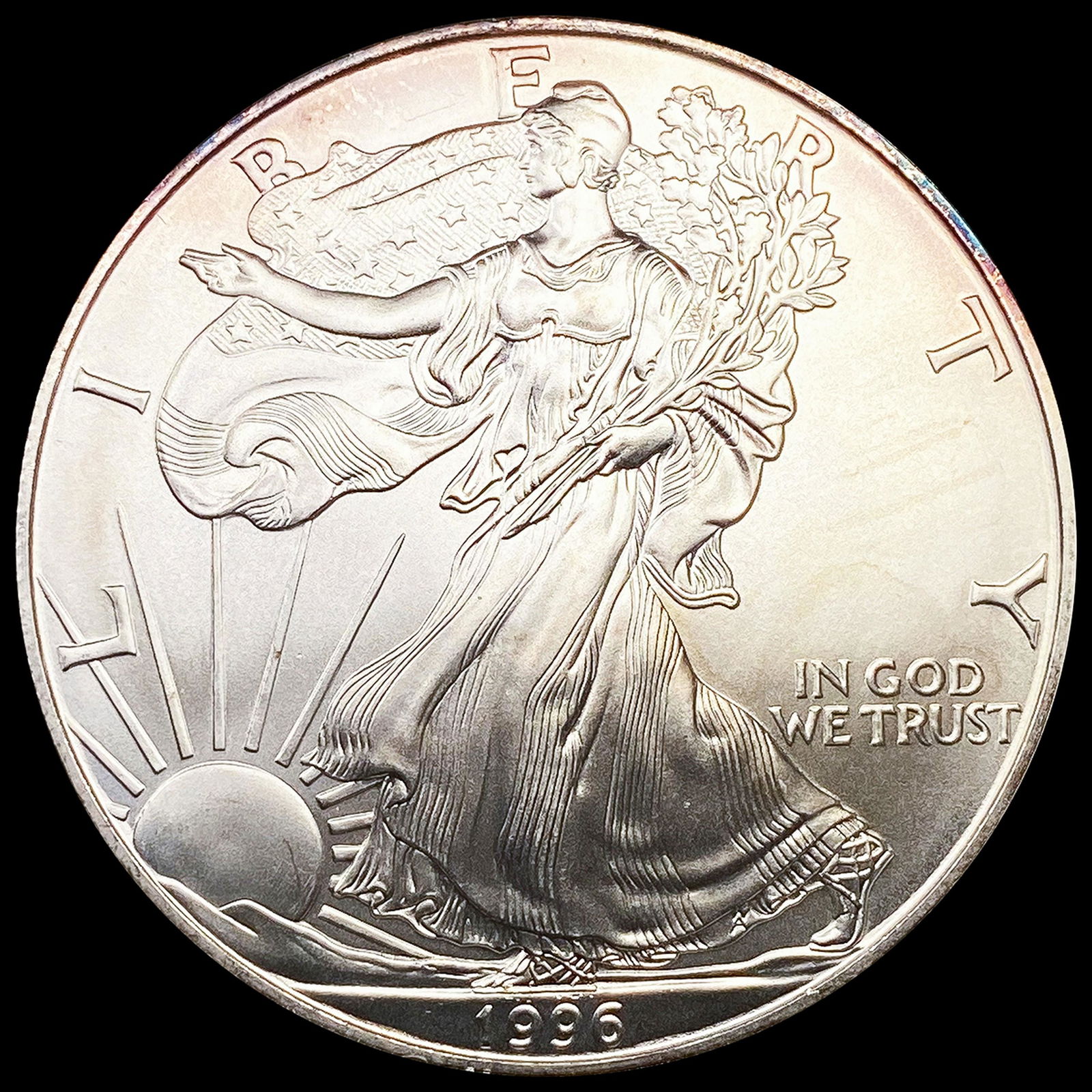 1996 American Silver Eagle SUPERB GEM BU (1 of 2)
