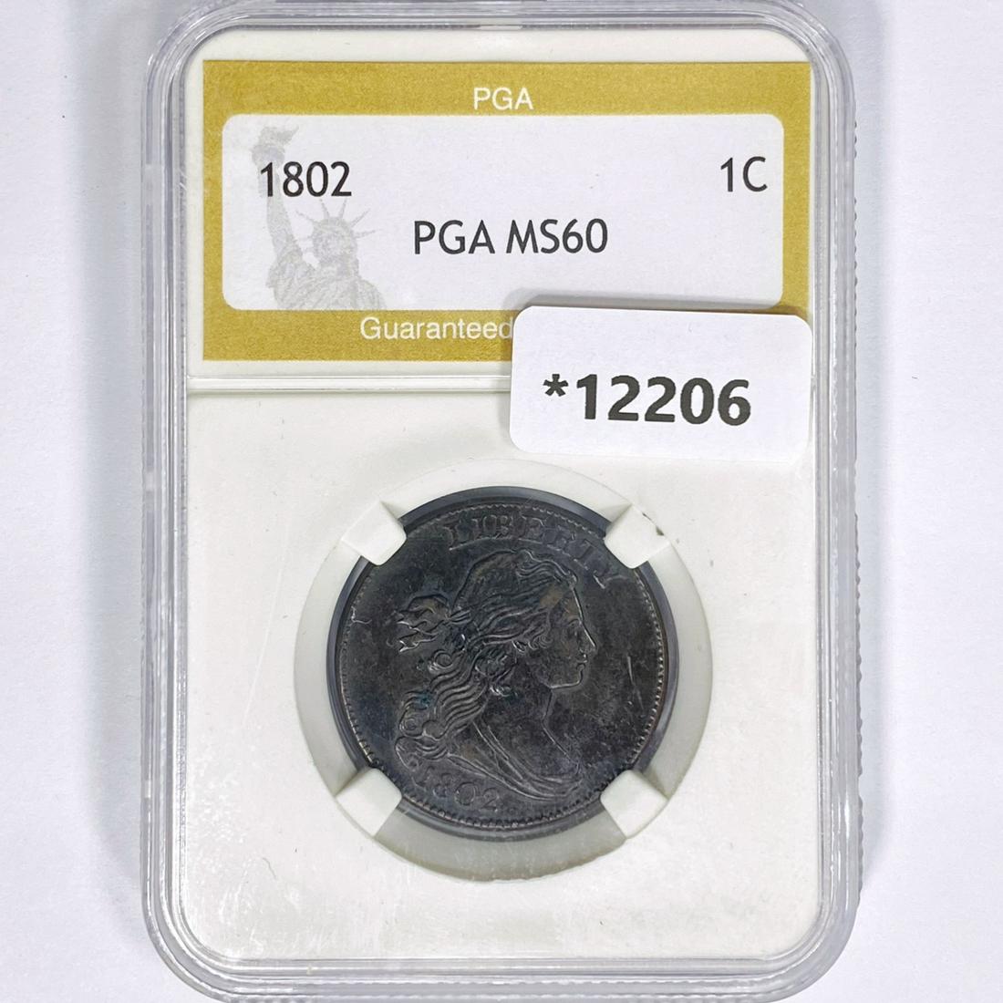 1802 Large Cent PGA MS60 (1 of 2)