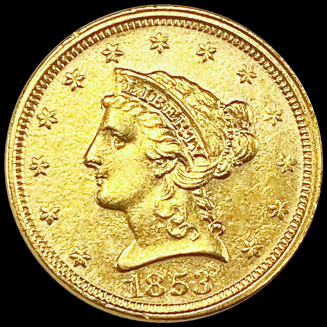 1853 $2.50 Gold Quarter Eagle UNCIRCULATED (1 of 2)