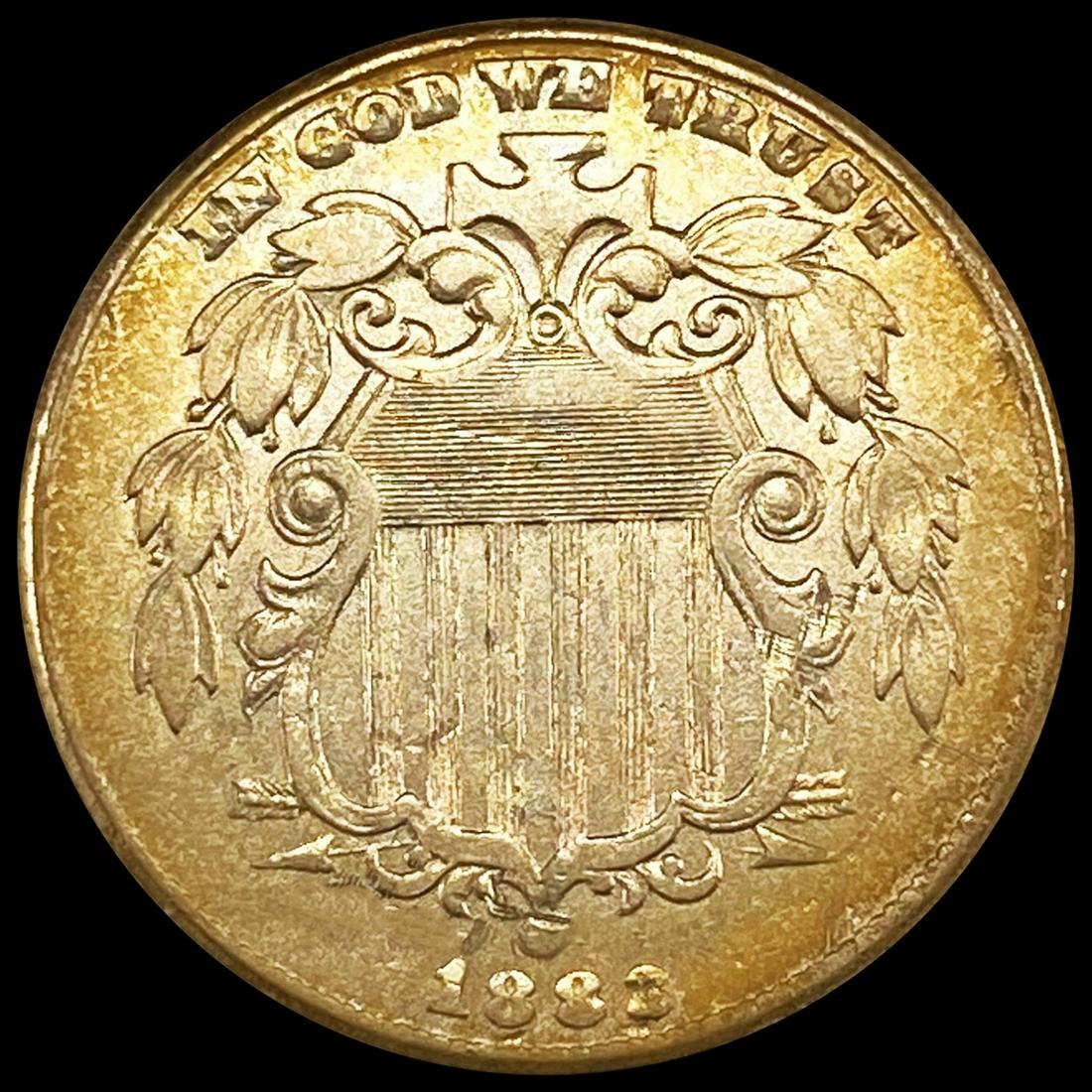 1883 Shield Nickel CLOSELY UNCIRCULATED (1 of 2)