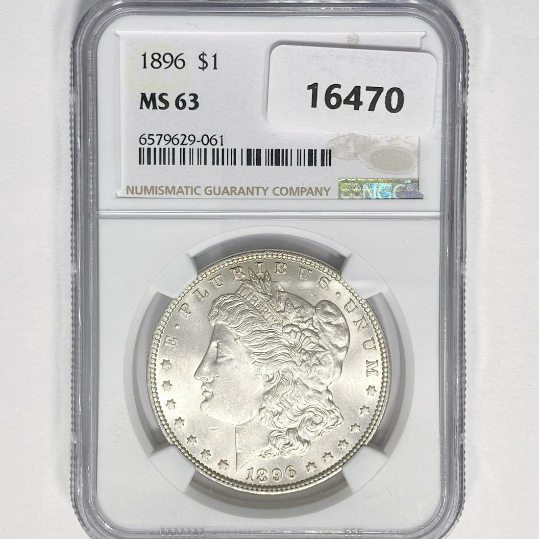 1896 Morgan Silver Dollar NGC MS63 (1 of 2)