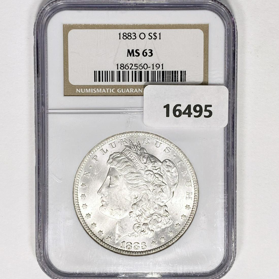 1883-O Morgan Silver Dollar NGC MS63 (1 of 2)