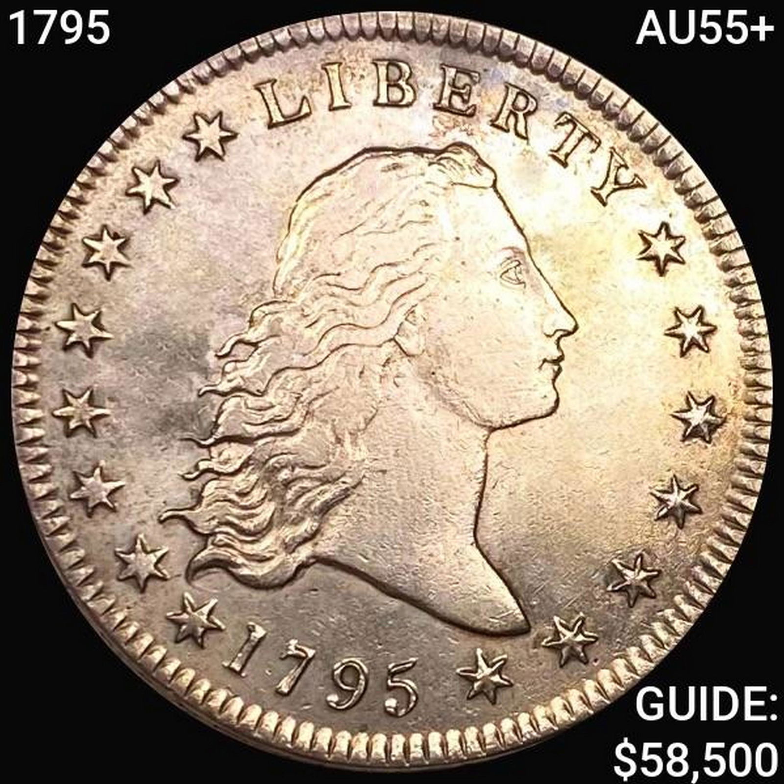 1795 Flowing Hair Dollar CHOICE AU+ (1 of 2)