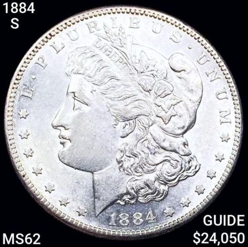 1884-S Morgan Silver Dollar UNCIRCULATED (1 of 2)