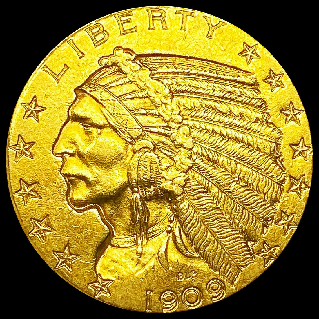 1909 $5 Gold Half Eagle UNCIRCULATED (1 of 2)