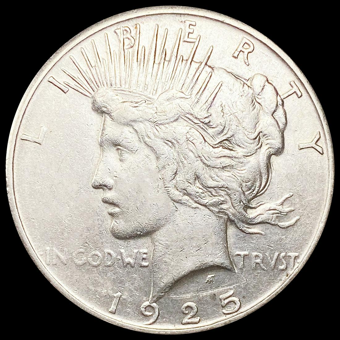 1925-S Silver Peace Dollar CLOSELY UNCIRCULATED (1 of 2)