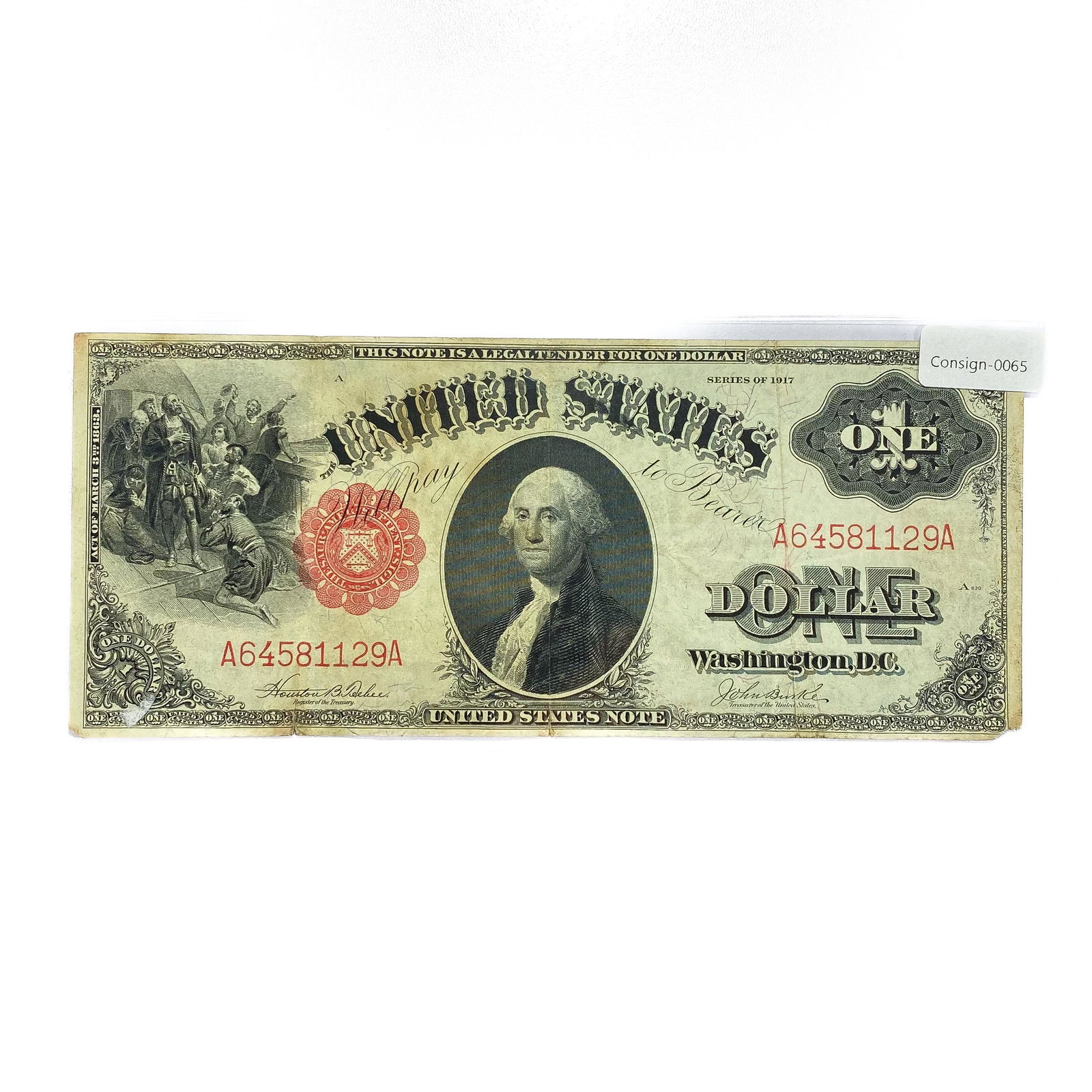 1917 LG $1 Legal Tender Note (1 of 2)