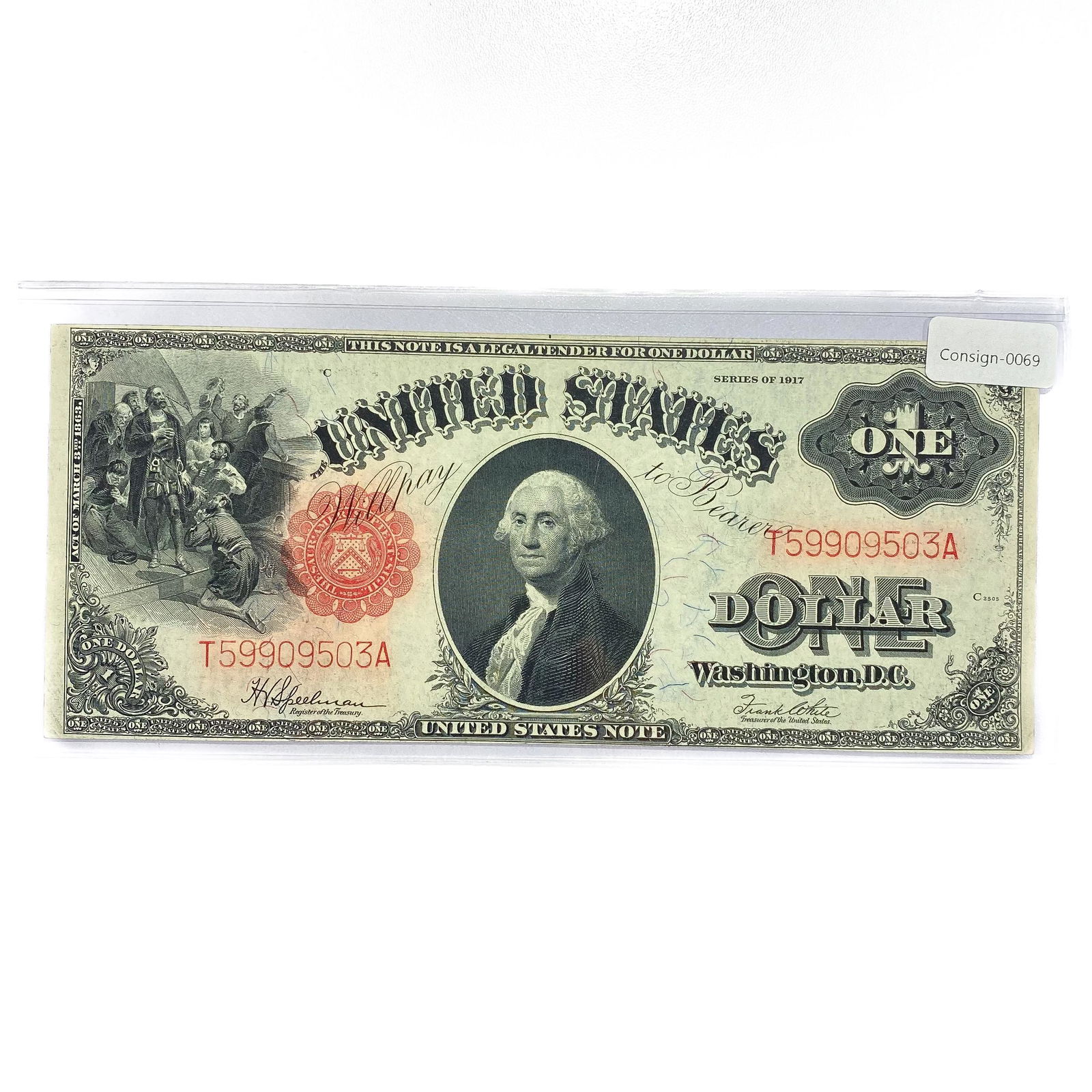 1917 LG $1 Legal Tender Note (1 of 2)