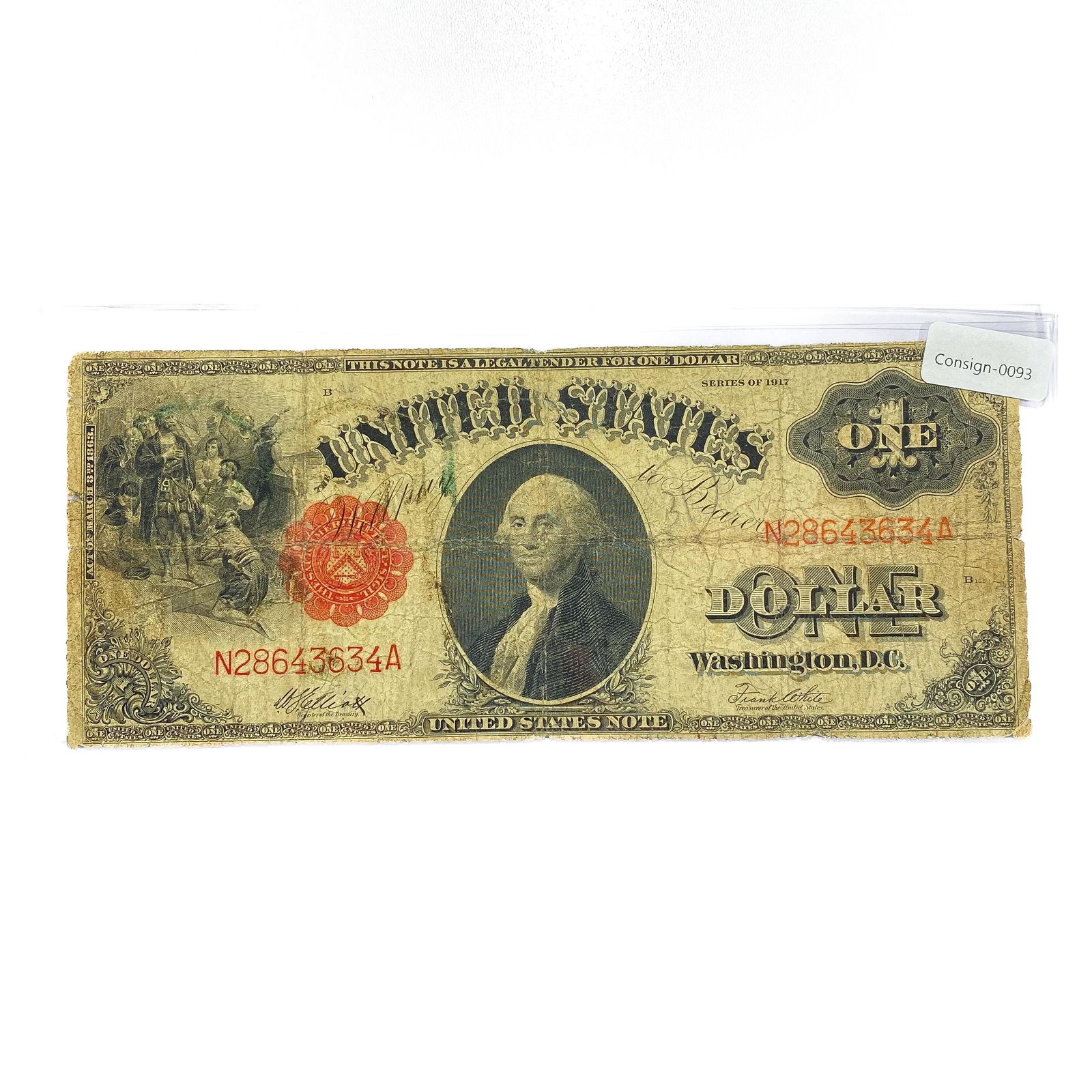 1917 LG $1 Fed Reserve Note (1 of 2)