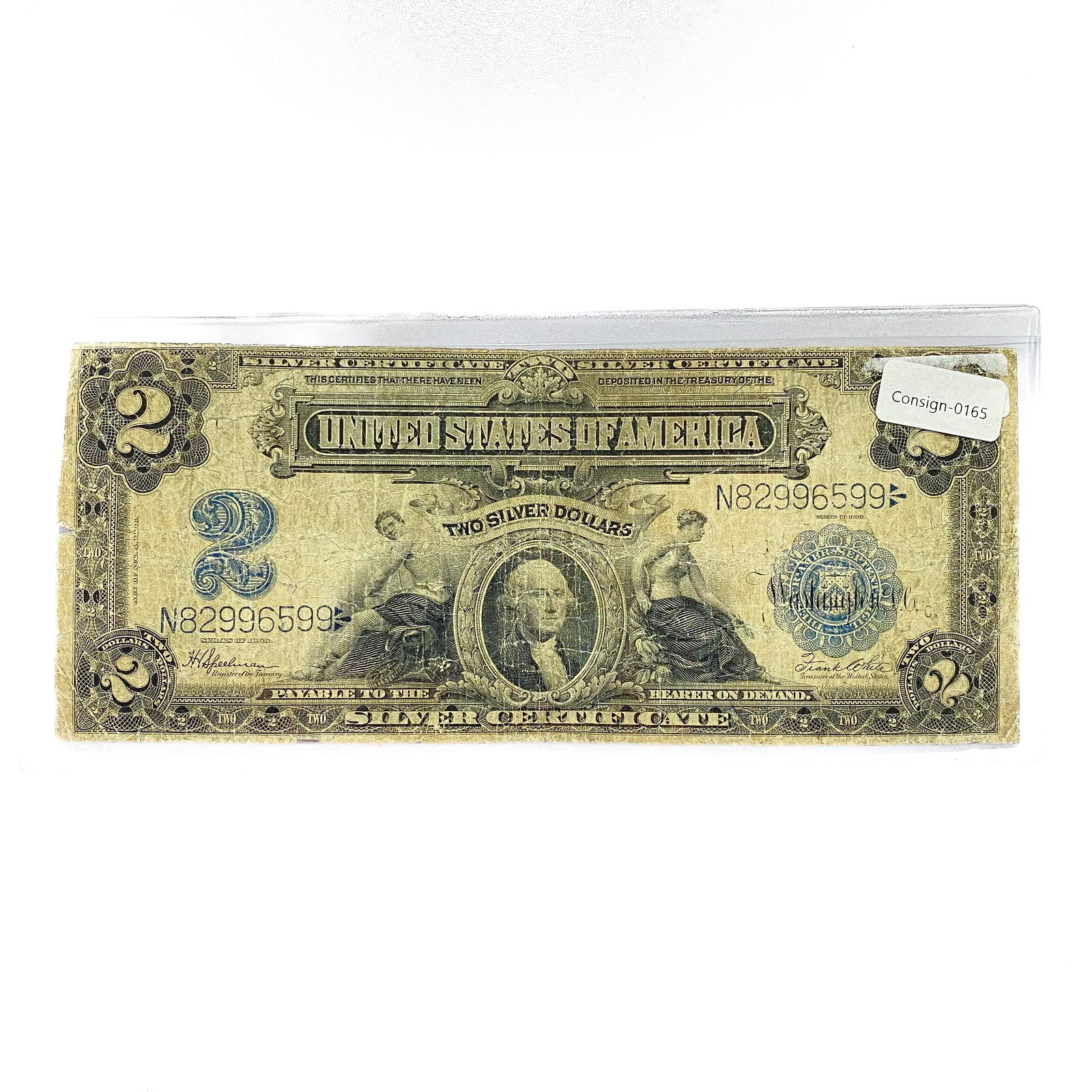 1899 LG $2 Silver Cert. (1 of 2)