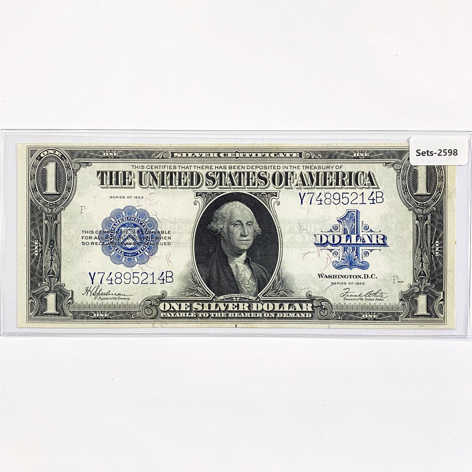 1923 LG $1 Silver Cert. (1 of 2)