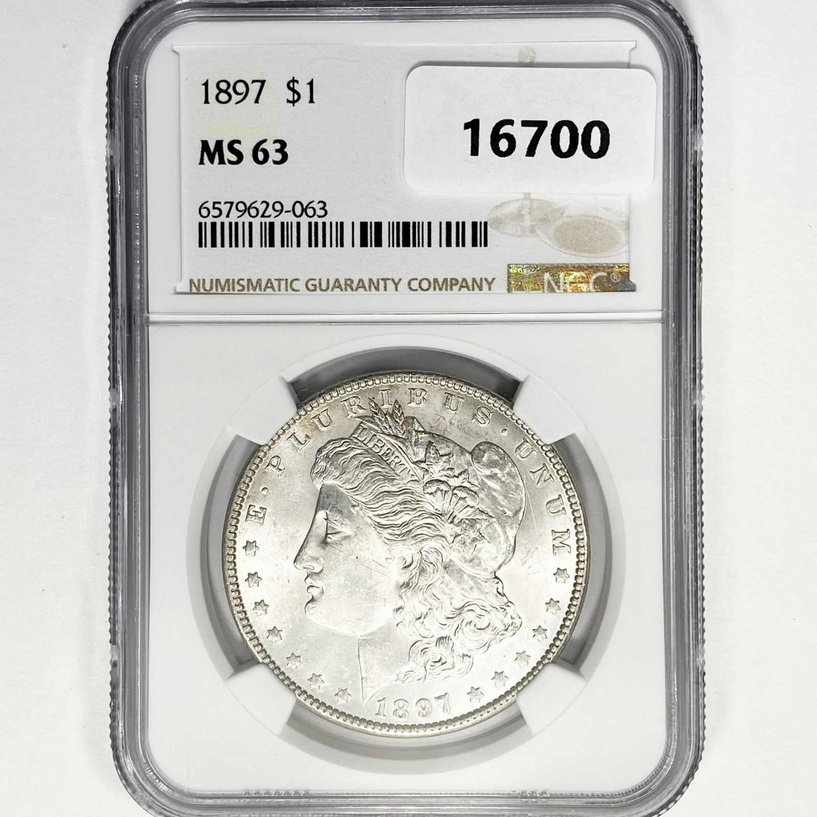 1897 Morgan Silver Dollar NGC MS63 (1 of 2)