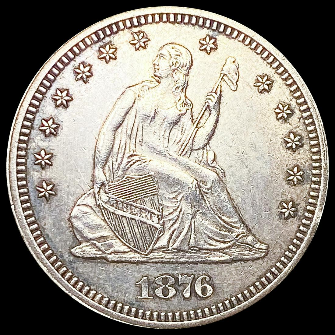 1876 Seated Liberty Quarter UNCIRCULATED (1 of 2)