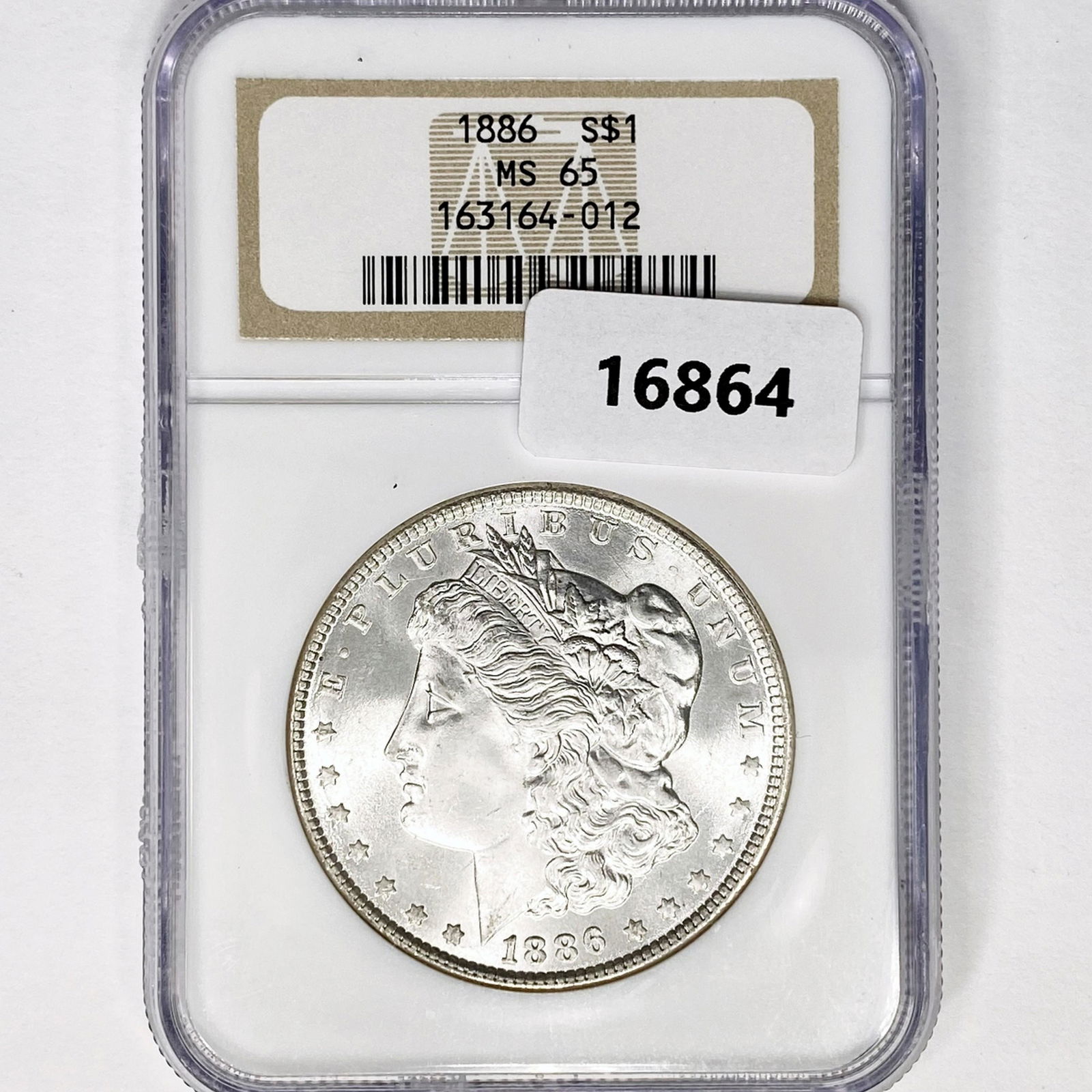 1886 Morgan Silver Dollar NGC MS65 (1 of 2)