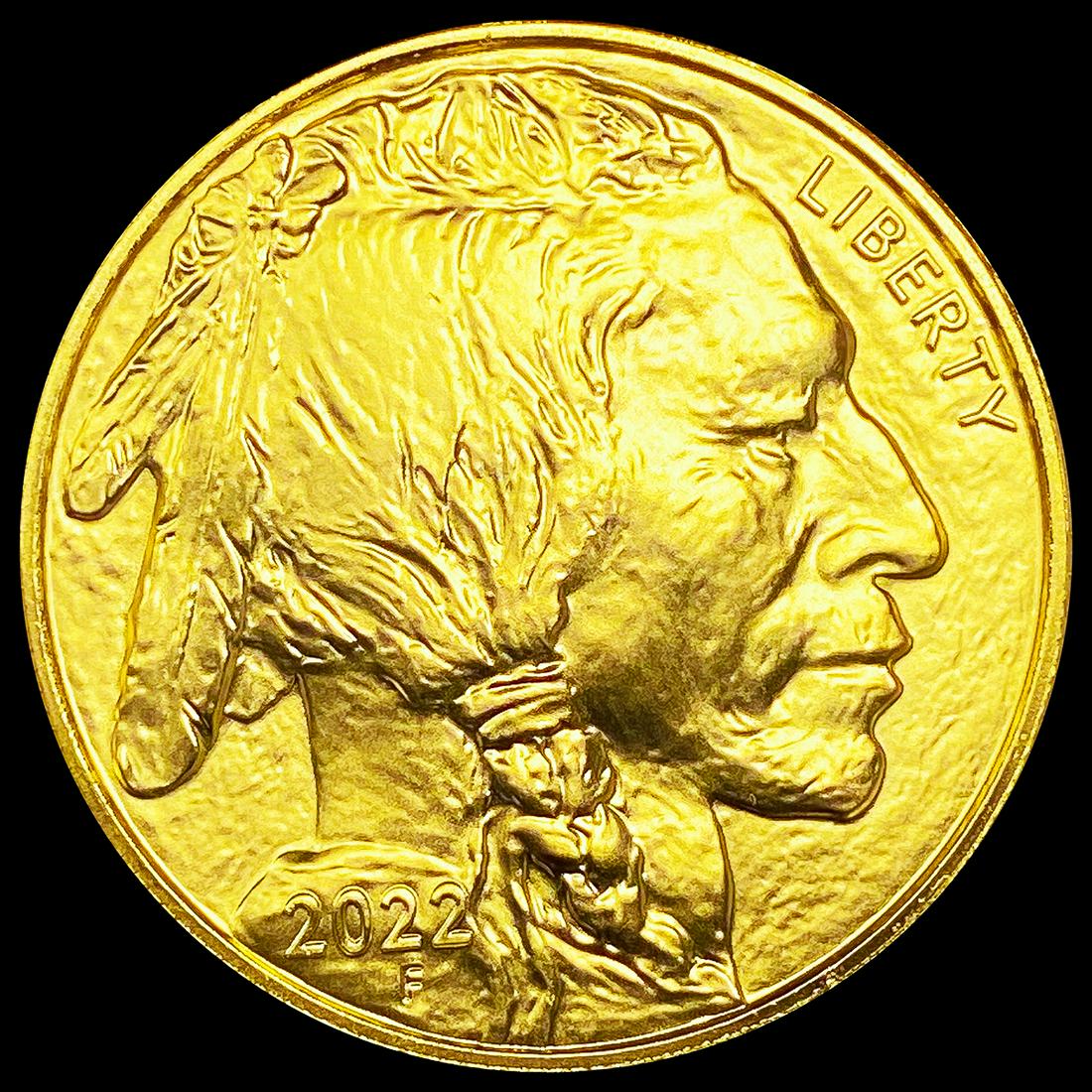 2022 1oz Gold $50 Buffalo GEM BU (1 of 2)
