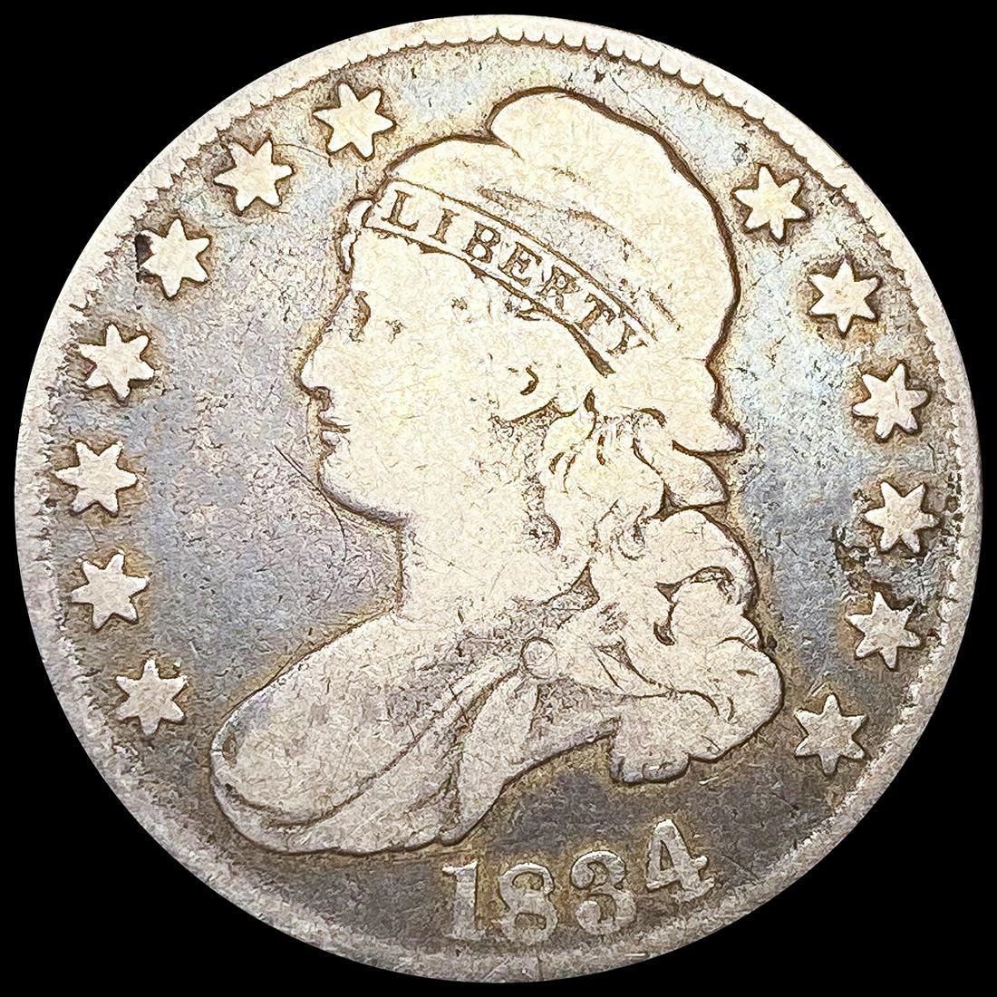 1834 Capped Bust Half Dollar NICELY CIRCULATED (1 of 2)