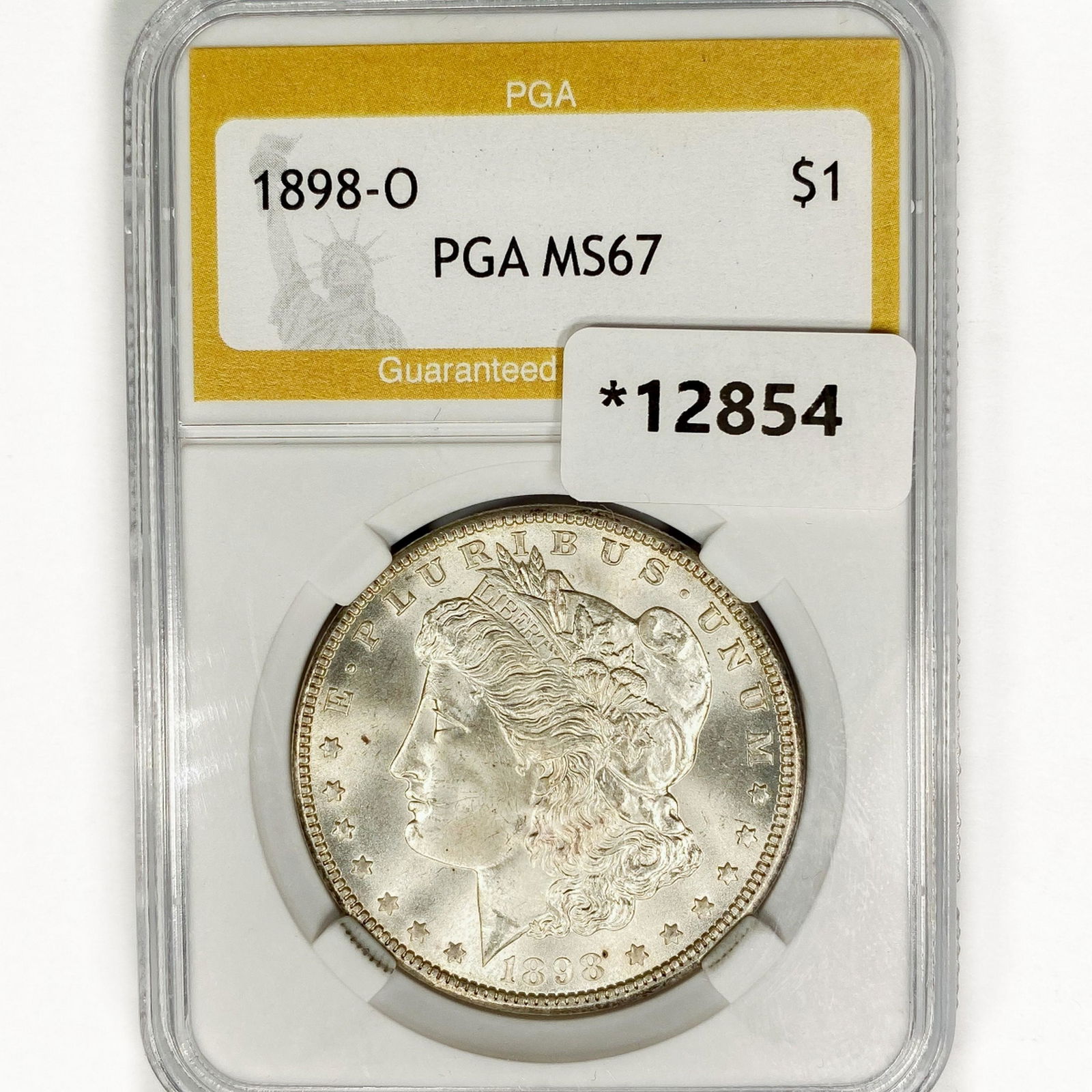 1898-O Morgan Silver Dollar PGA MS67 (1 of 2)