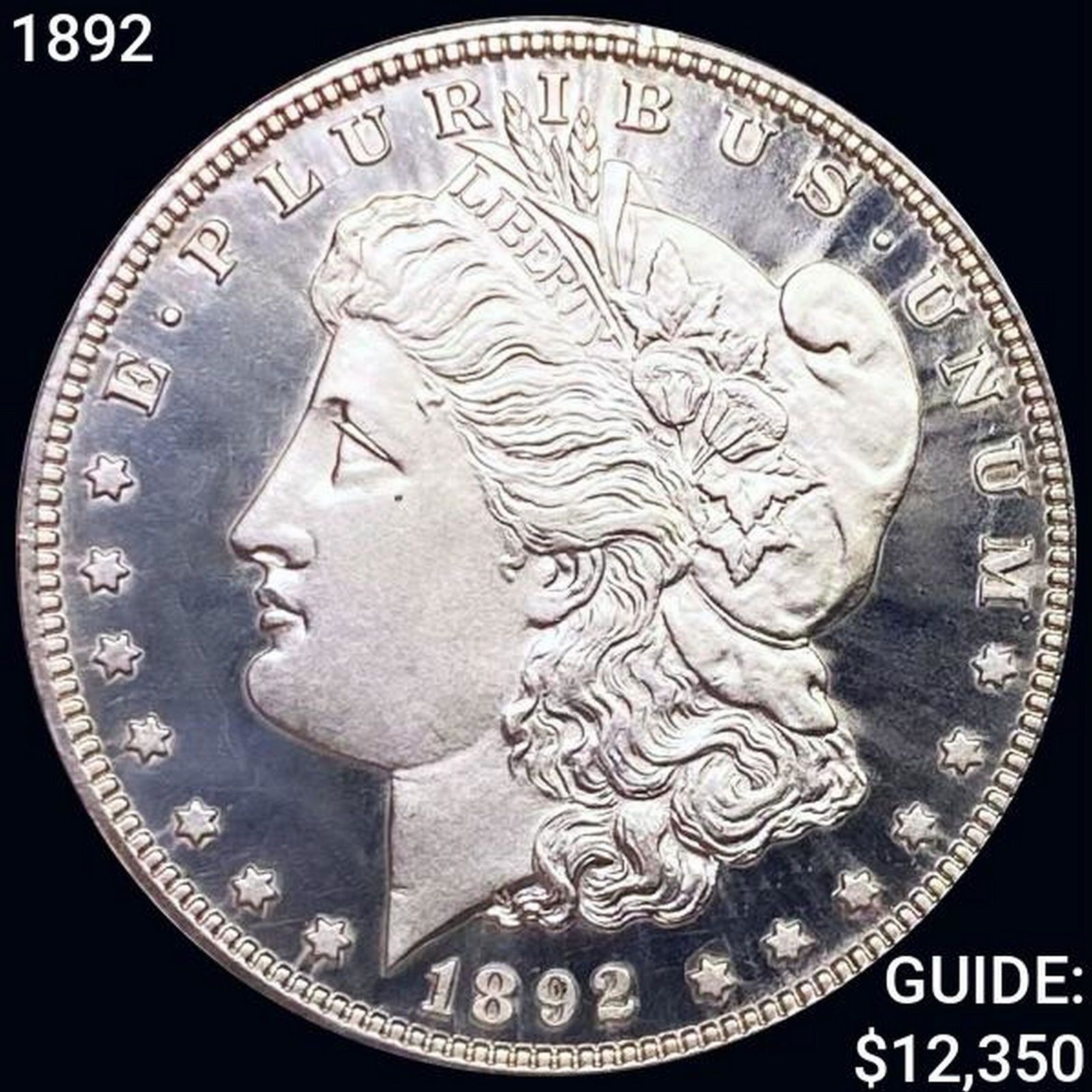 1892 Morgan Silver Dollar GEM PROOF CAMEO (1 of 2)