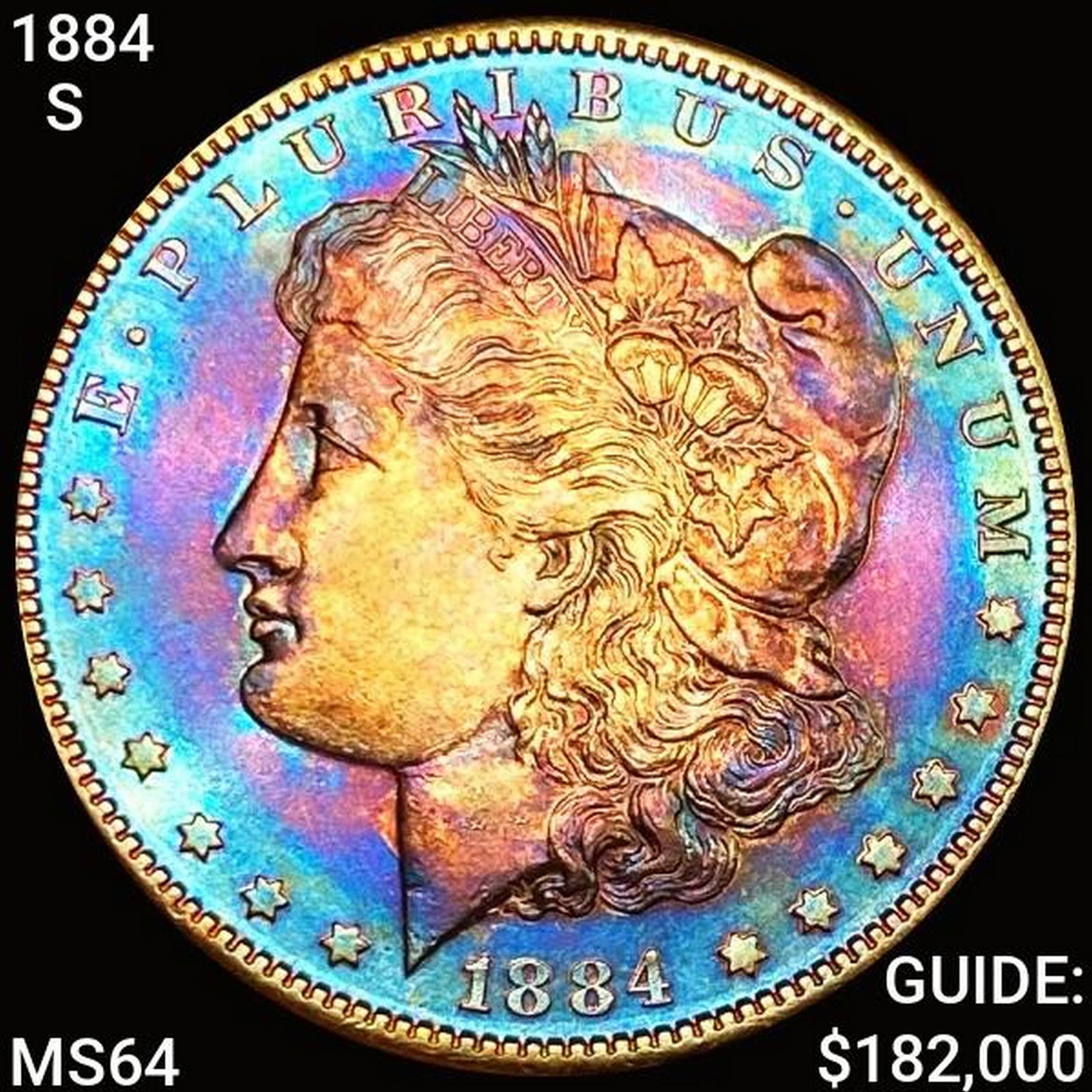 1884-S Morgan Silver Dollar CHOICE BU (1 of 2)