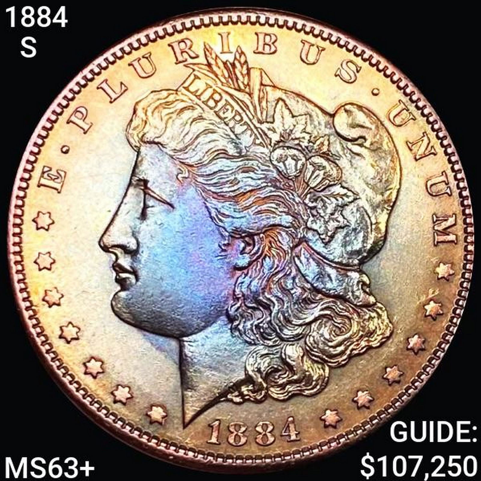 1884-S Morgan Silver Dollar CHOICE BU + (1 of 2)