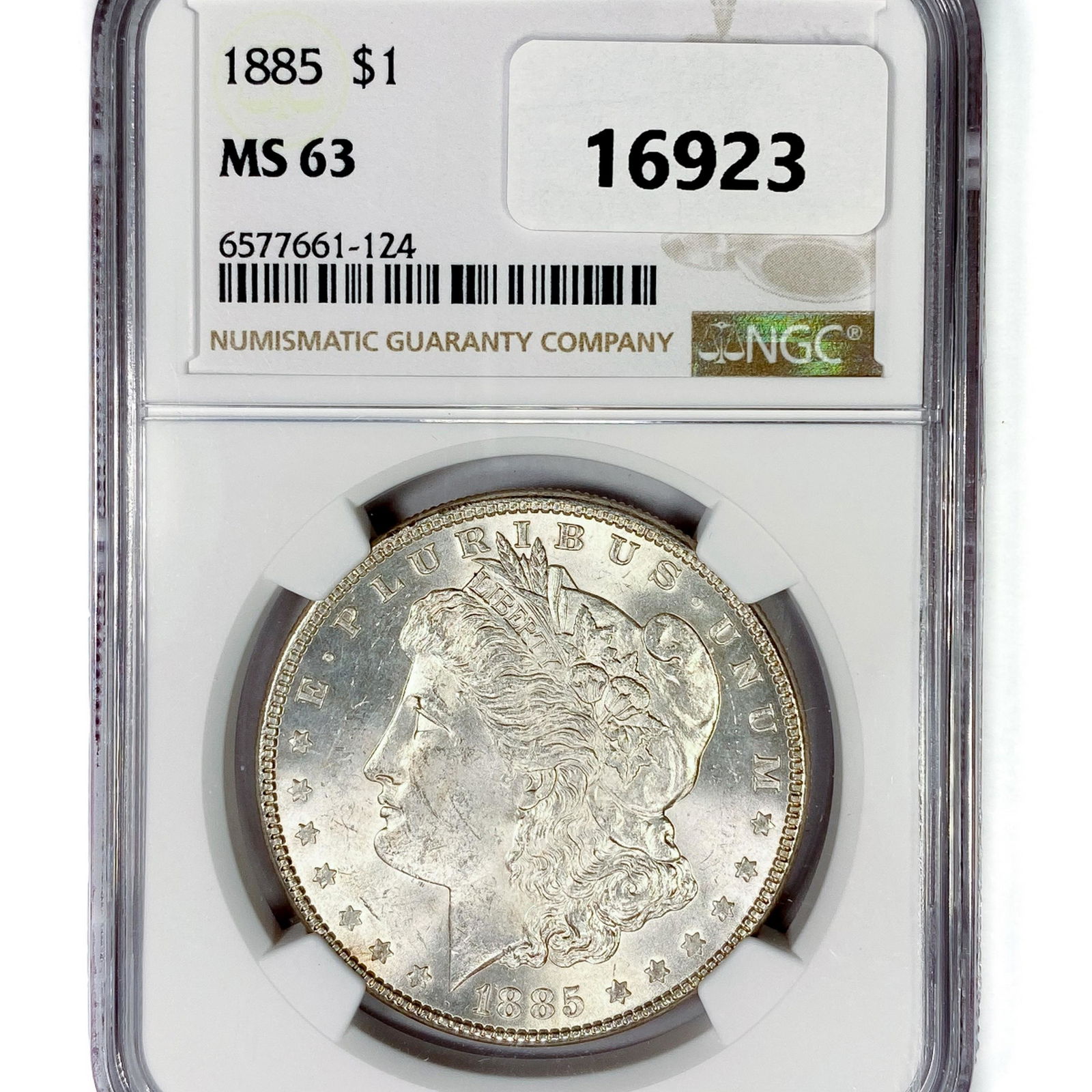 1885 Morgan Silver Dollar NGC MS63 (1 of 2)