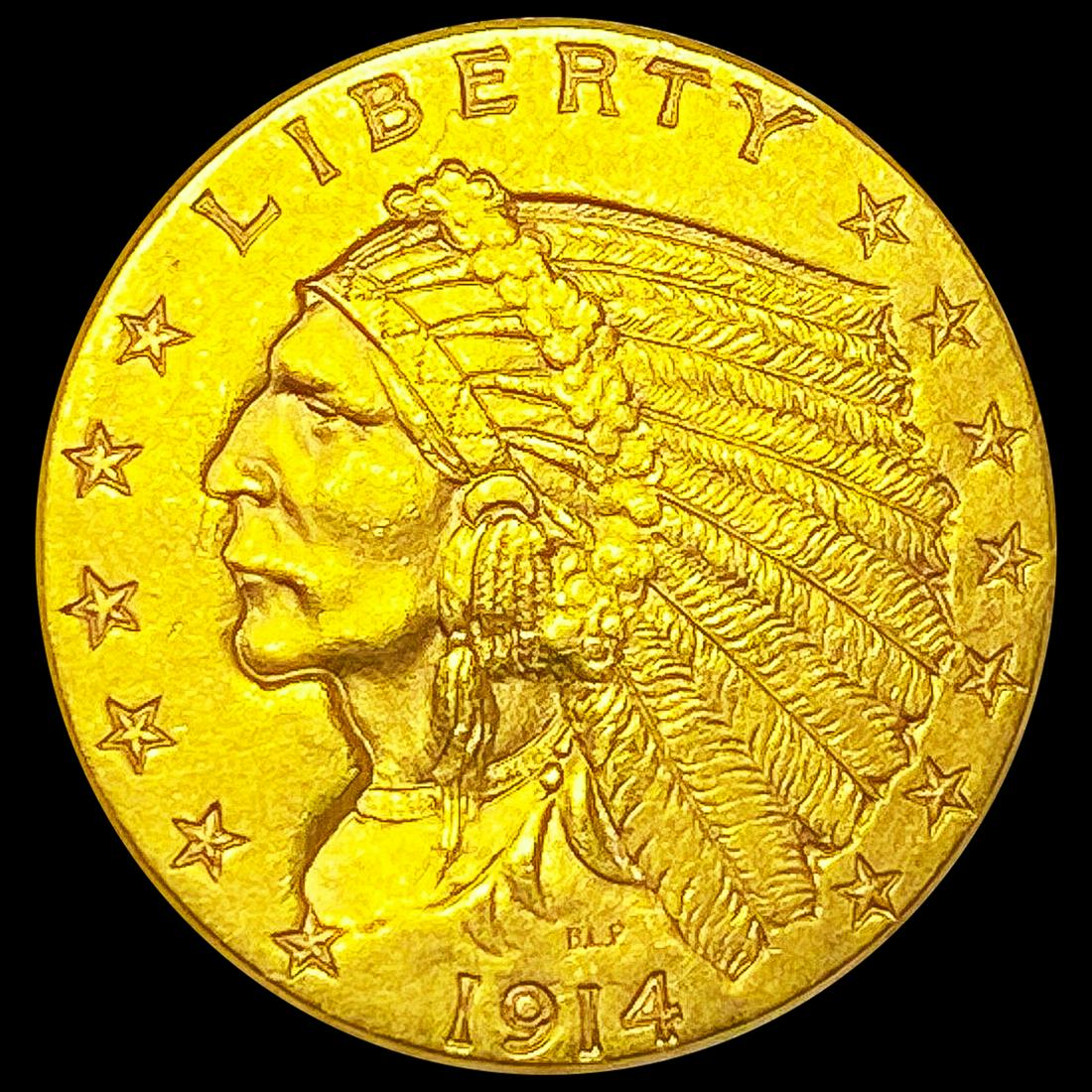 1914 $2.50 Gold Quarter Eagle UNCIRCULATED (1 of 2)