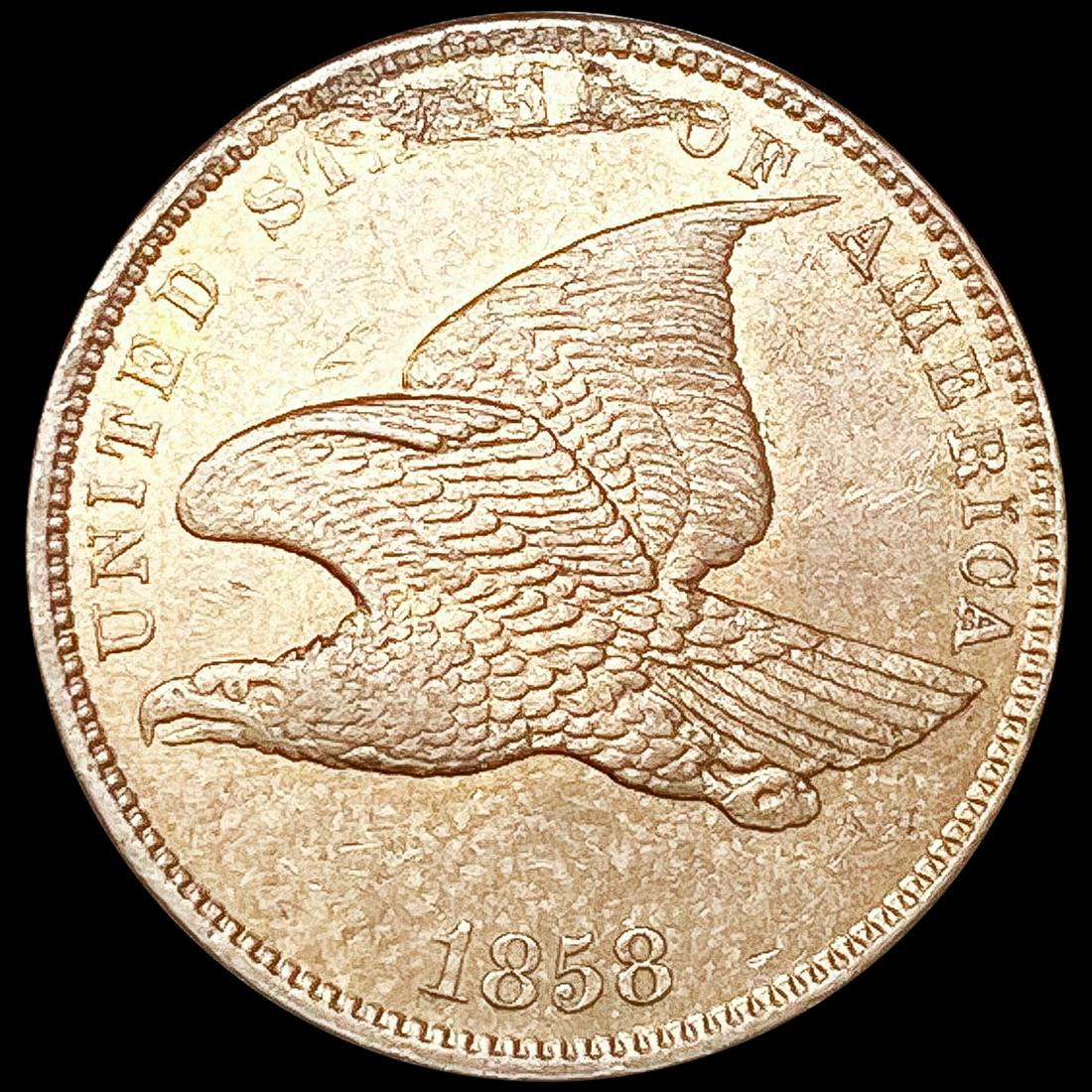 1858 Flying Eagle Cent CLOSELY UNCIRCULATED (1 of 2)