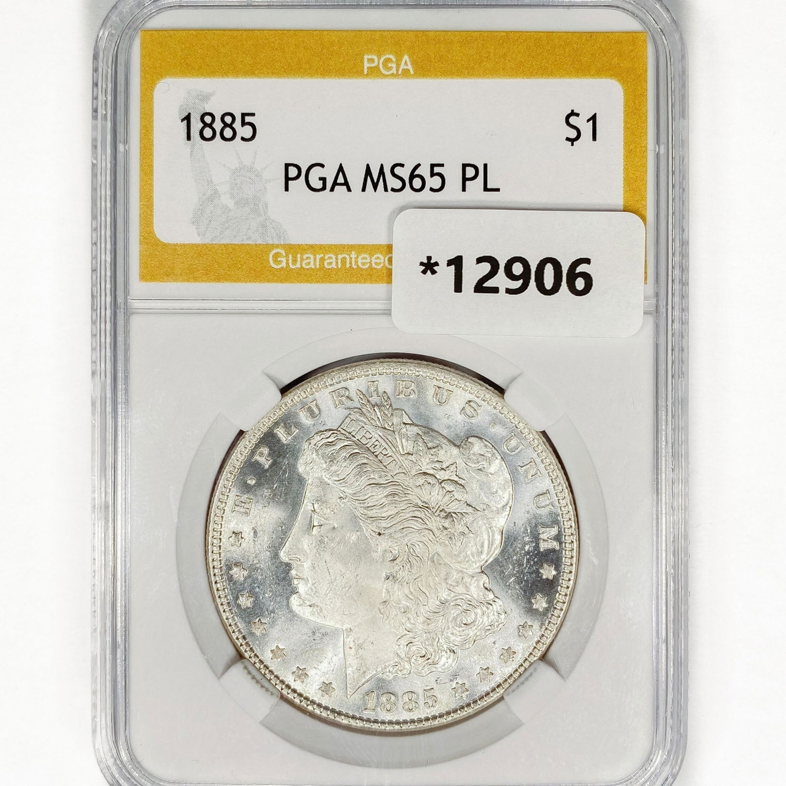 1885 Morgan Silver Dollar PGA MS65 PL (1 of 2)