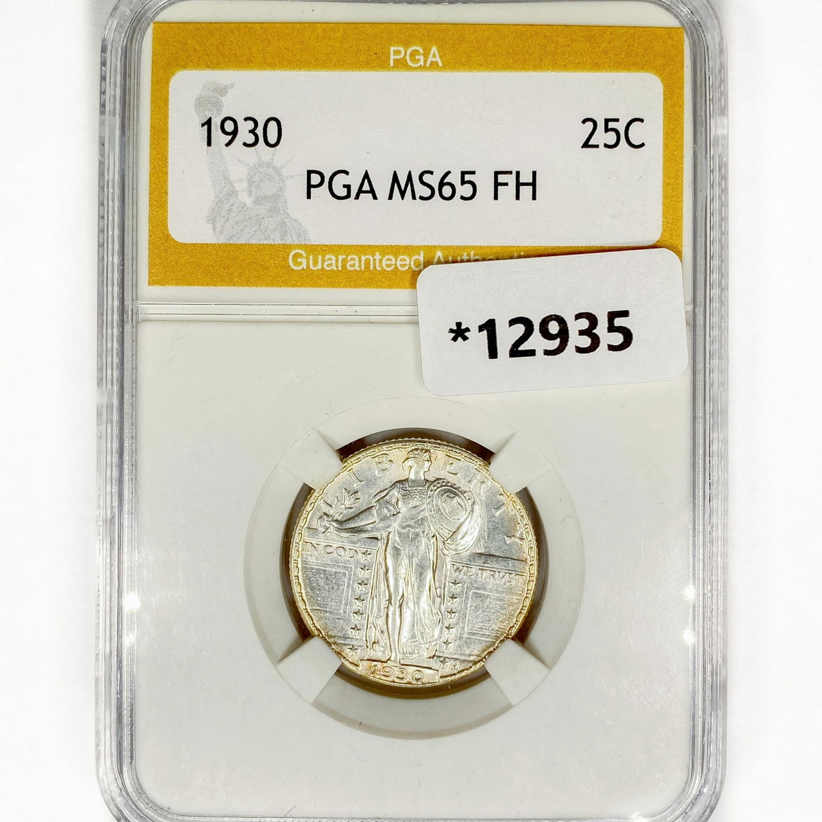 1930 Standing Liberty Quarter PGA MS65 FH (1 of 2)
